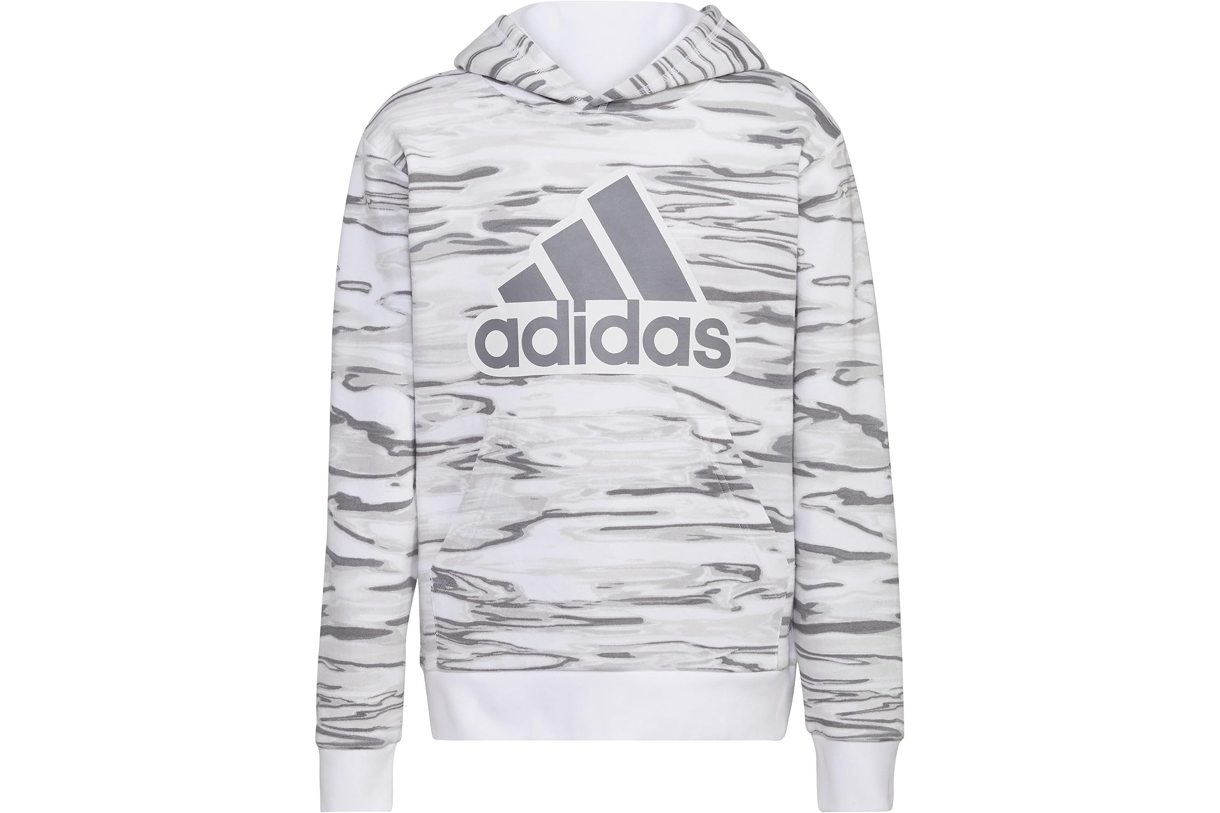 adidas Kids All Over Print Liquid Camo Hooded Pullover (Toddler/Little Kids)