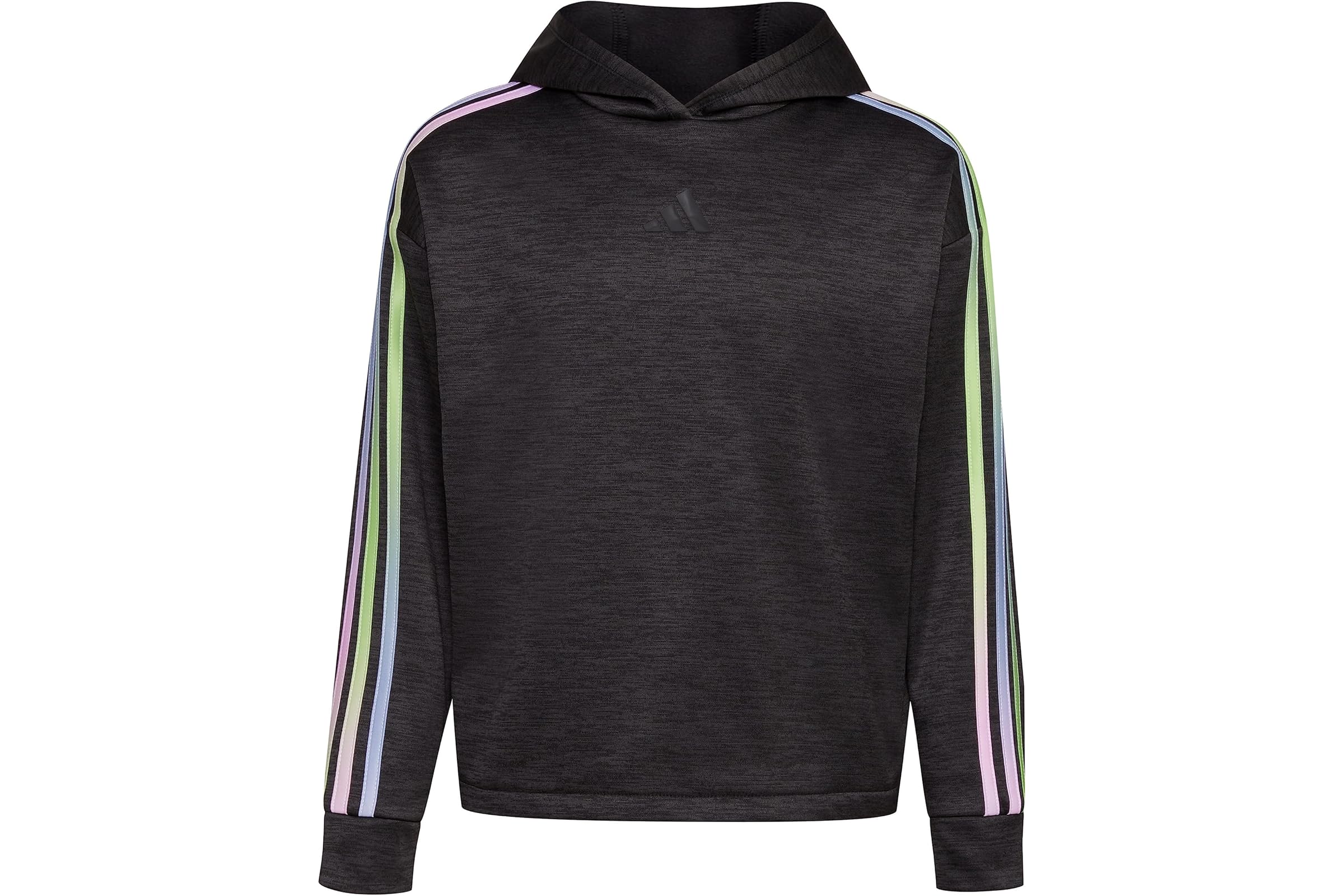 adidas Kids 3-Stripes Hooded Game-Go Poly Melange Fleece Pullover ToddlerLittle Kids 5290₽