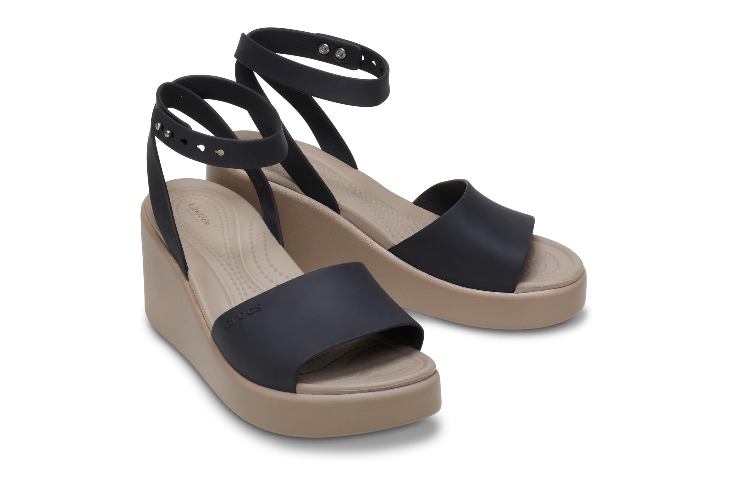 Crocs Brooklyn Ankle Strap Wedges 9090₽