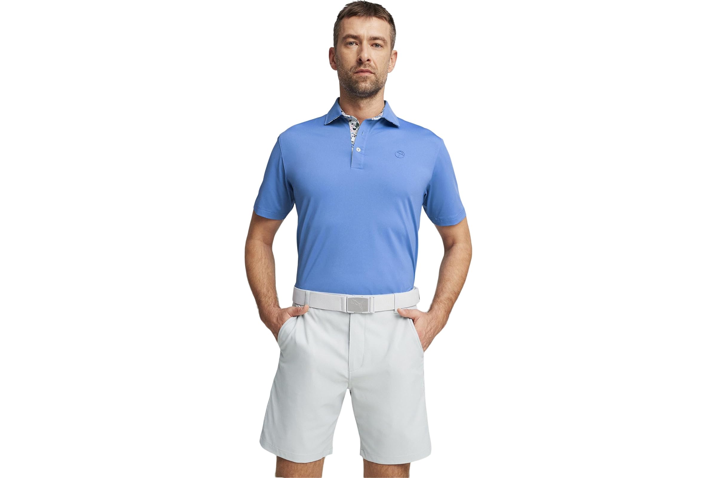 PUMA Golf X Ap Floral Trim Polo