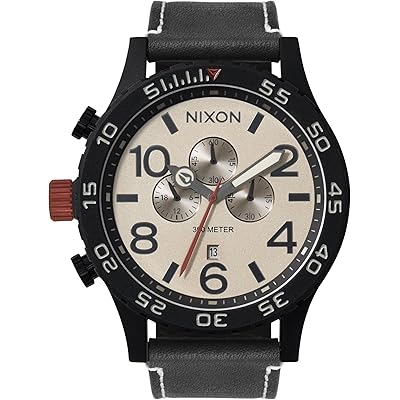 Мужские наручные часы Nixon 51-30 Chrono Leather