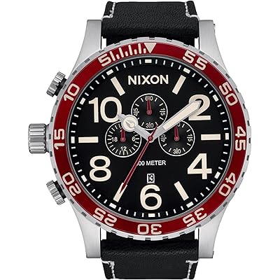 Мужские наручные часы Nixon 51-30 Chrono Leather