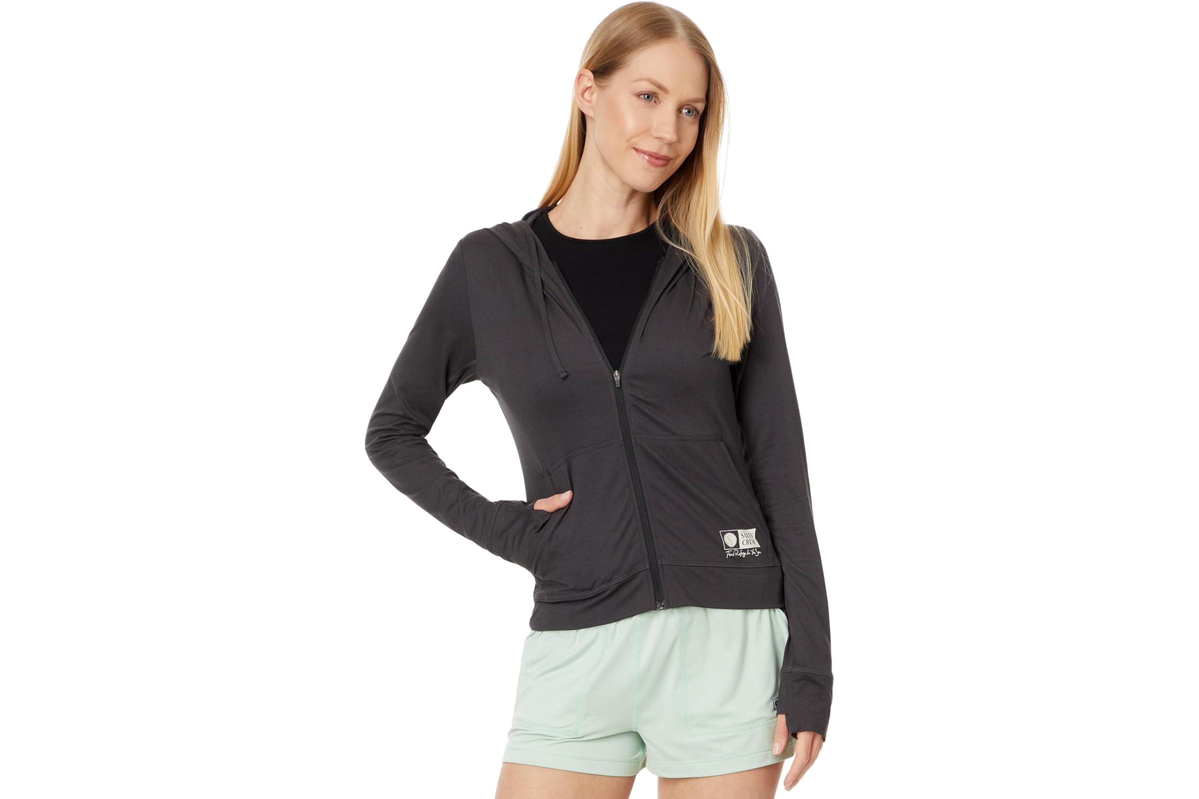 Salty Crew Thrill Seekers Full Zip Hooded Sunshirt 6690₽