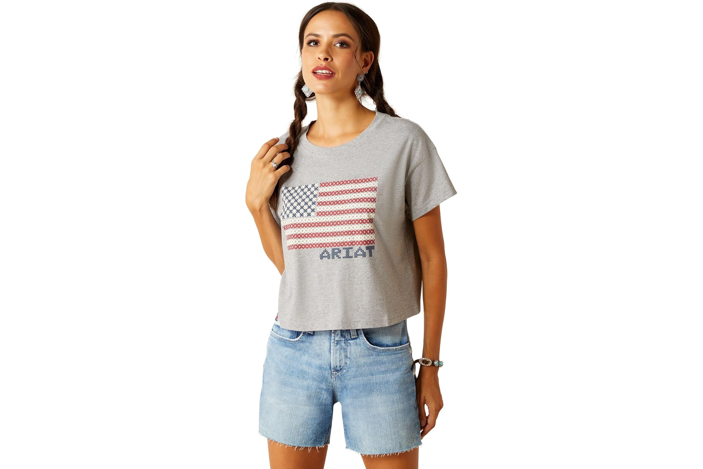 Ariat Homespun Flag T-Shirt 4490₽