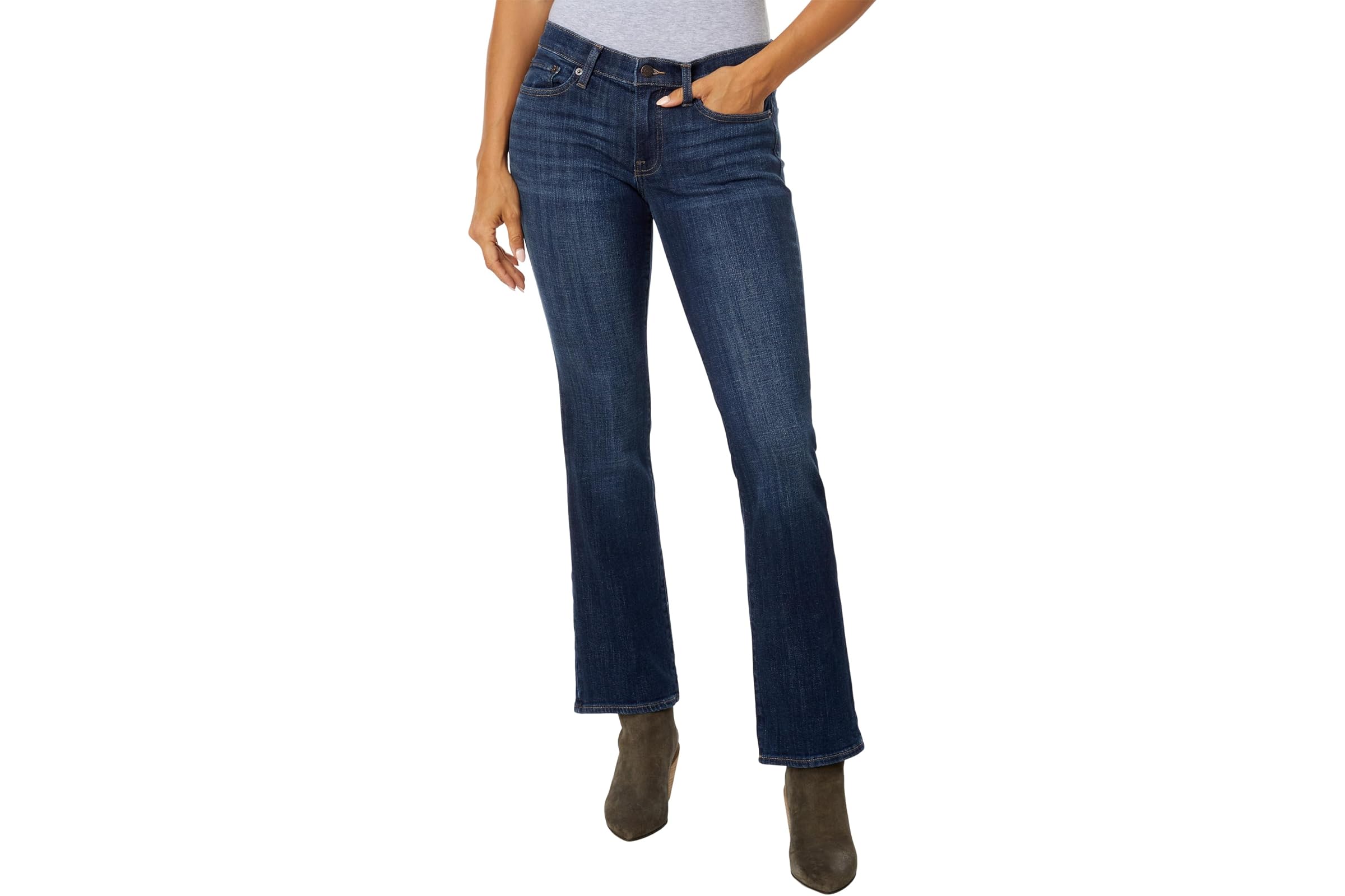 Lucky Brand Mid-Rise Sweet Boot Jeans in Agate 10590₽