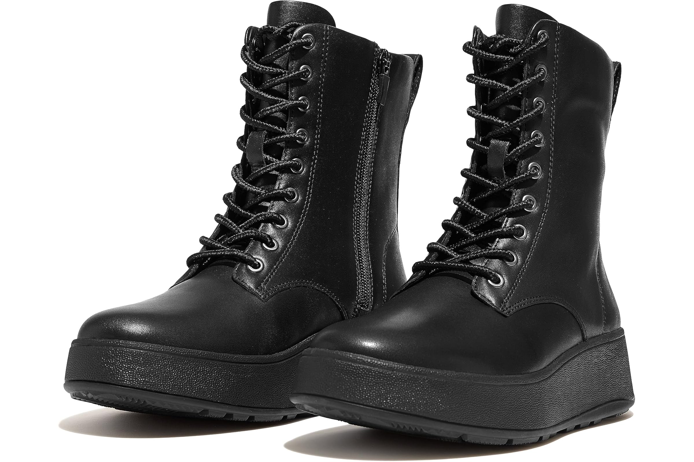 FitFlop F-Mode Leather Lace-Up Flatform Ankle Boots 29490₽