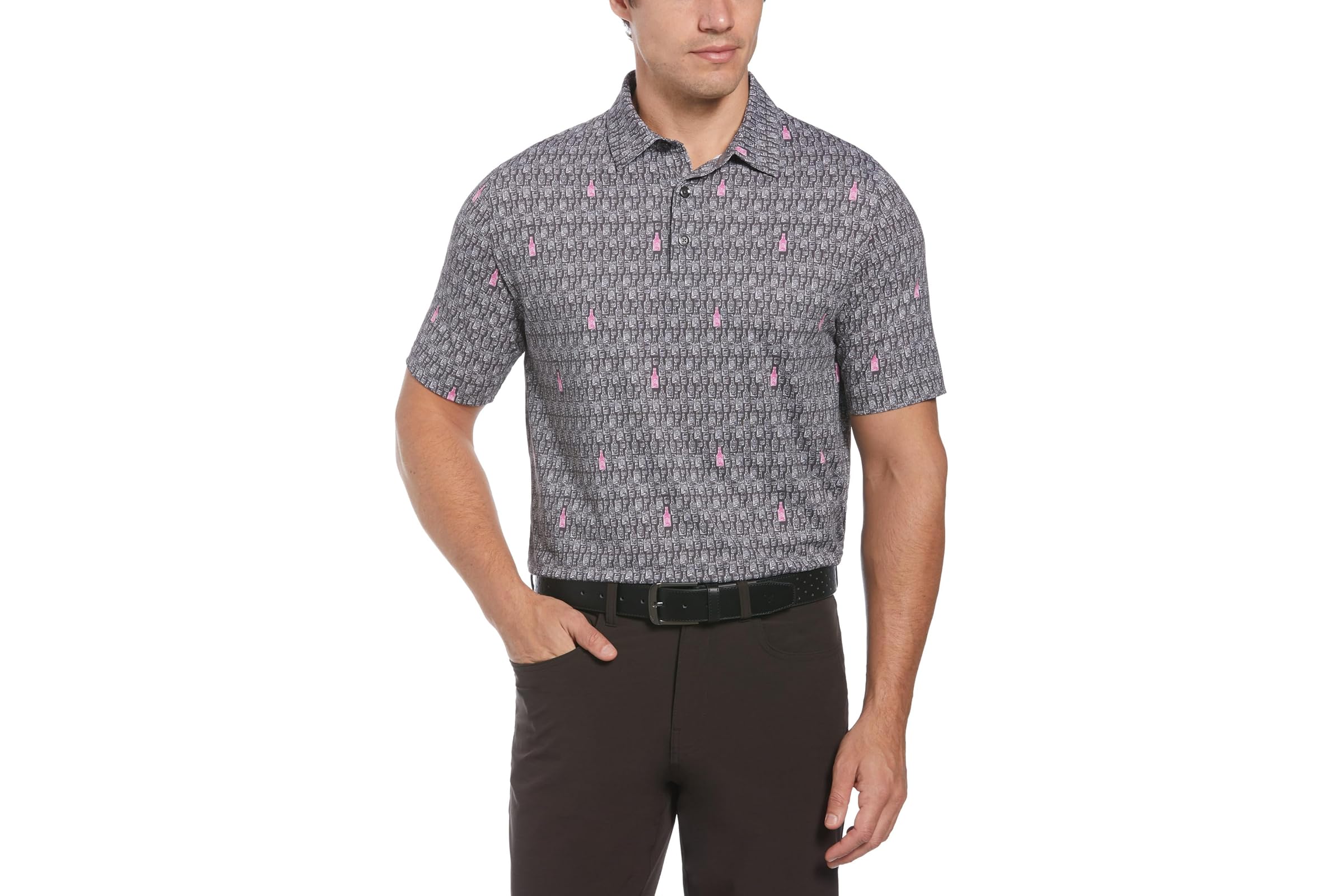Callaway All-Over Scotch Novelty Print Polo 11390₽