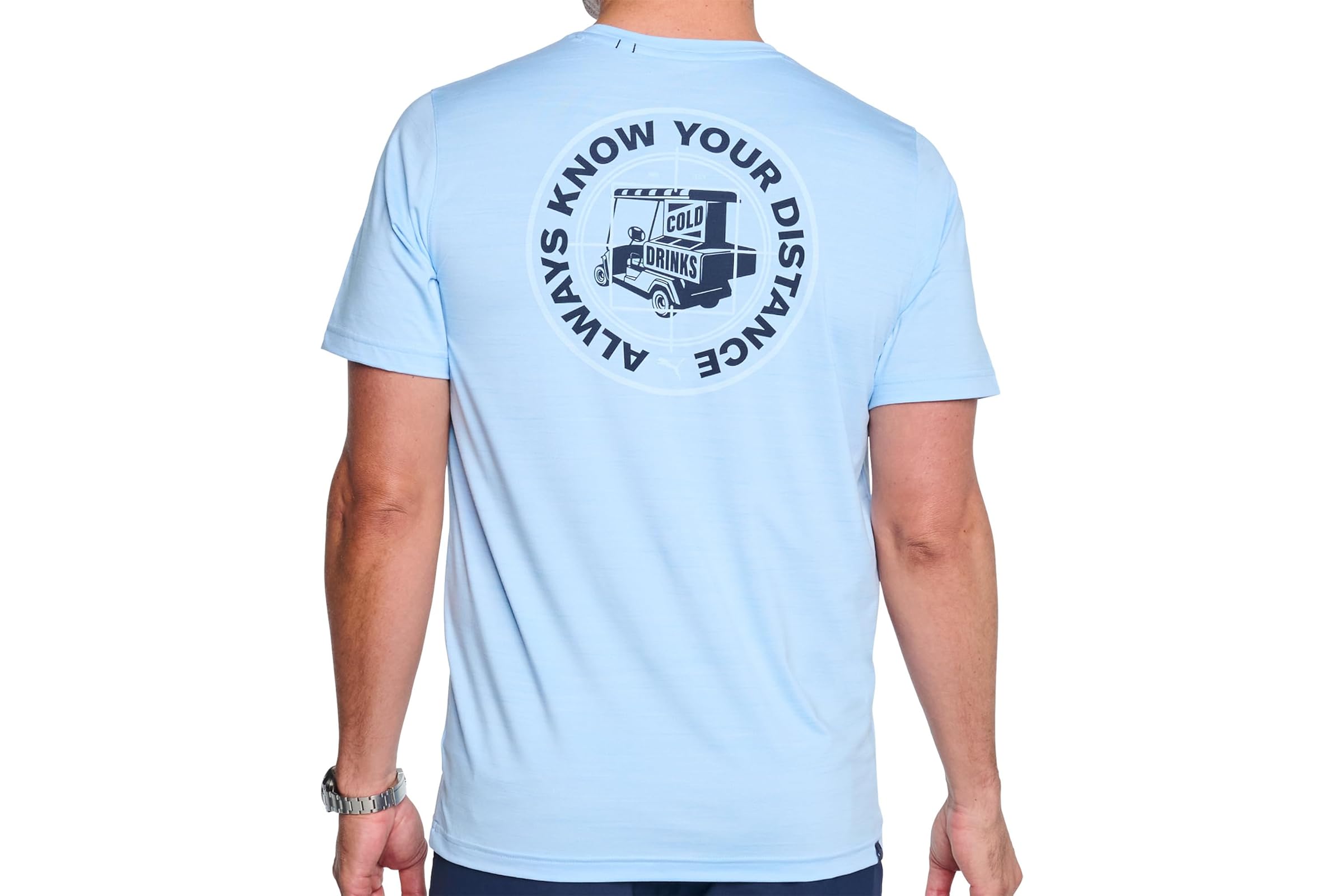 Мужская рубашка PUMA Golf Cloudspun Distance Knowledge Tee