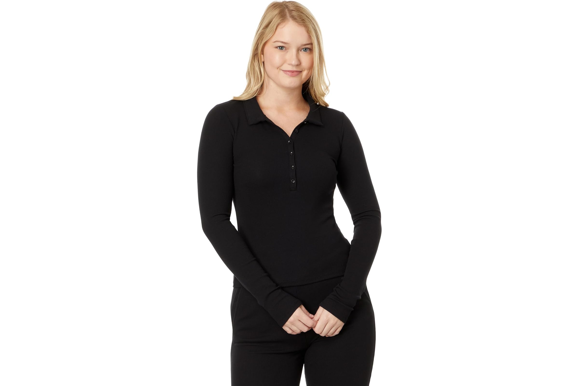 Skin Pima Modal Noel Long Sleeve Polo 18590₽