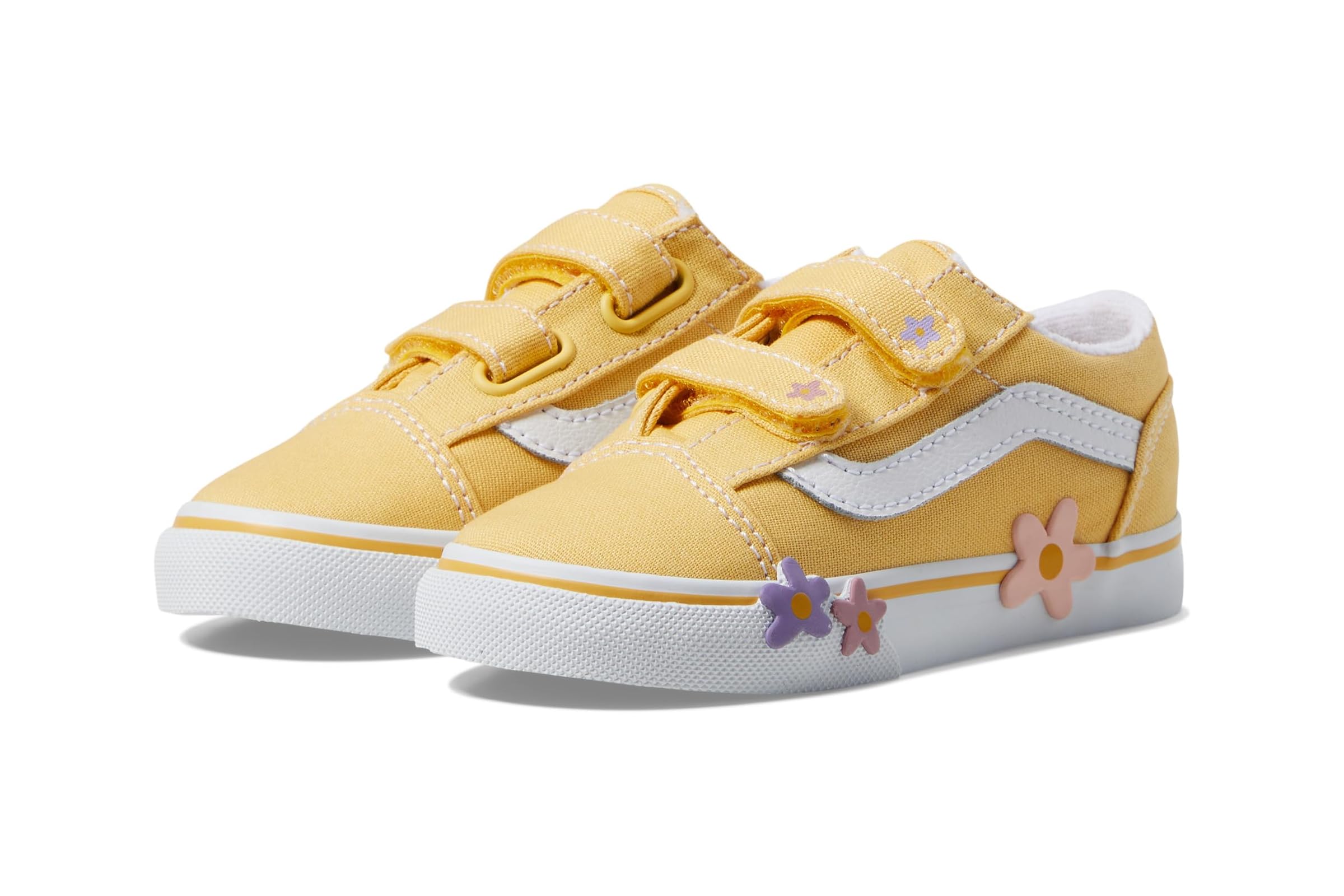 Vans Kids Old Skool V Flower (Infant/Toddler)