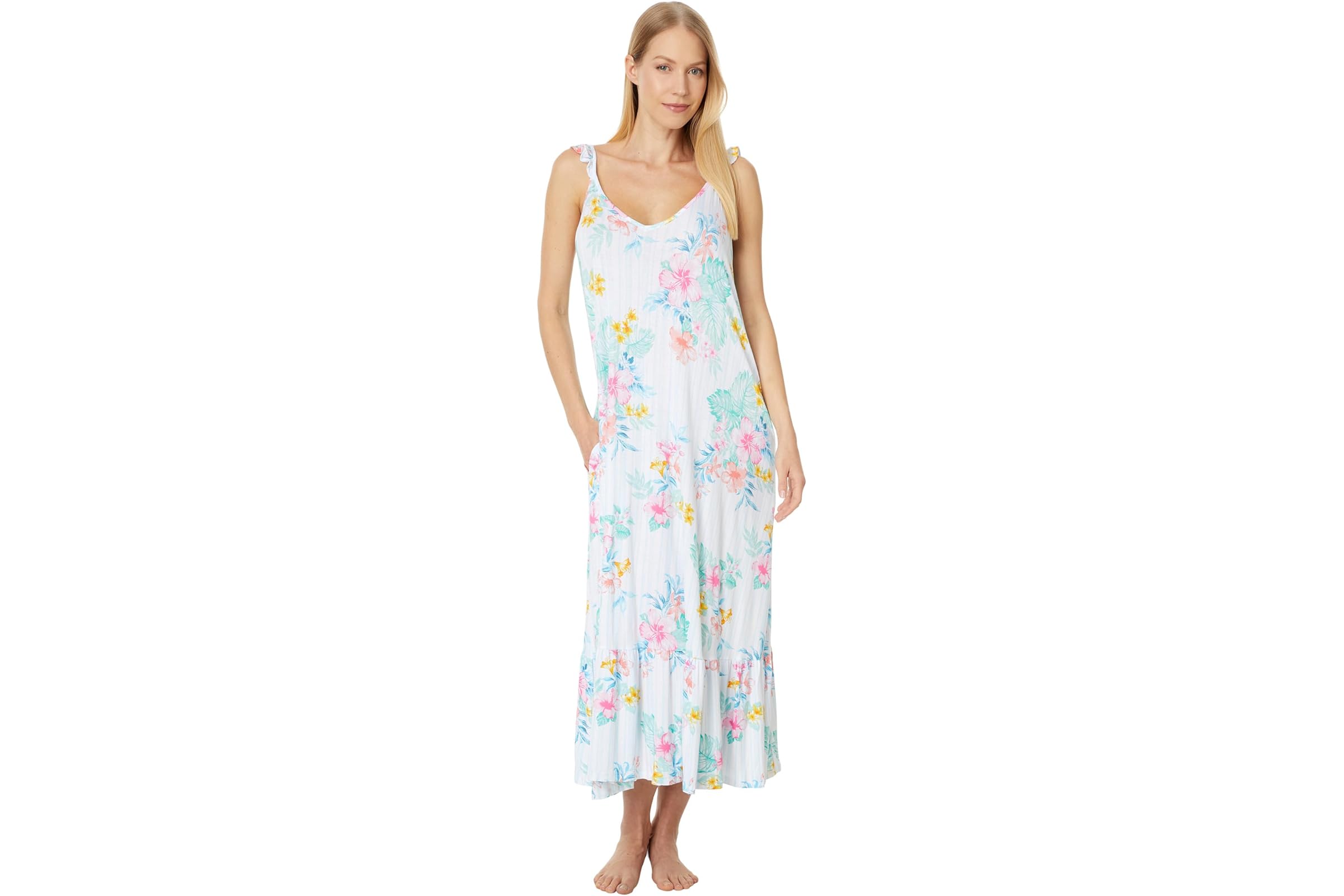 Tommy Bahama Sleeveless Floral Maxi Gown 3790₽