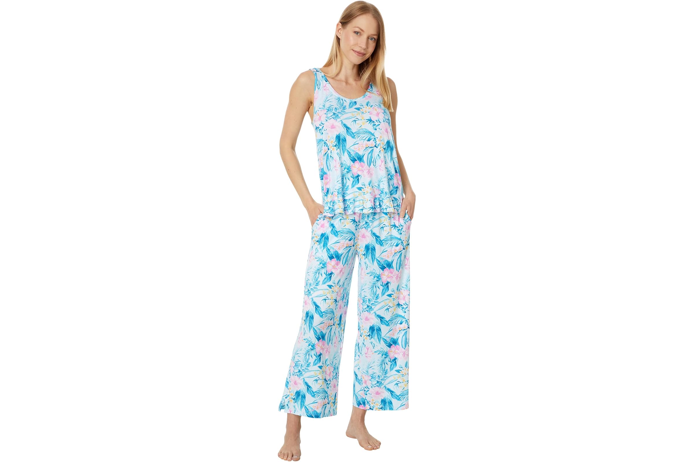 Tommy Bahama Sleeveless Cropped PJ Set 9990₽