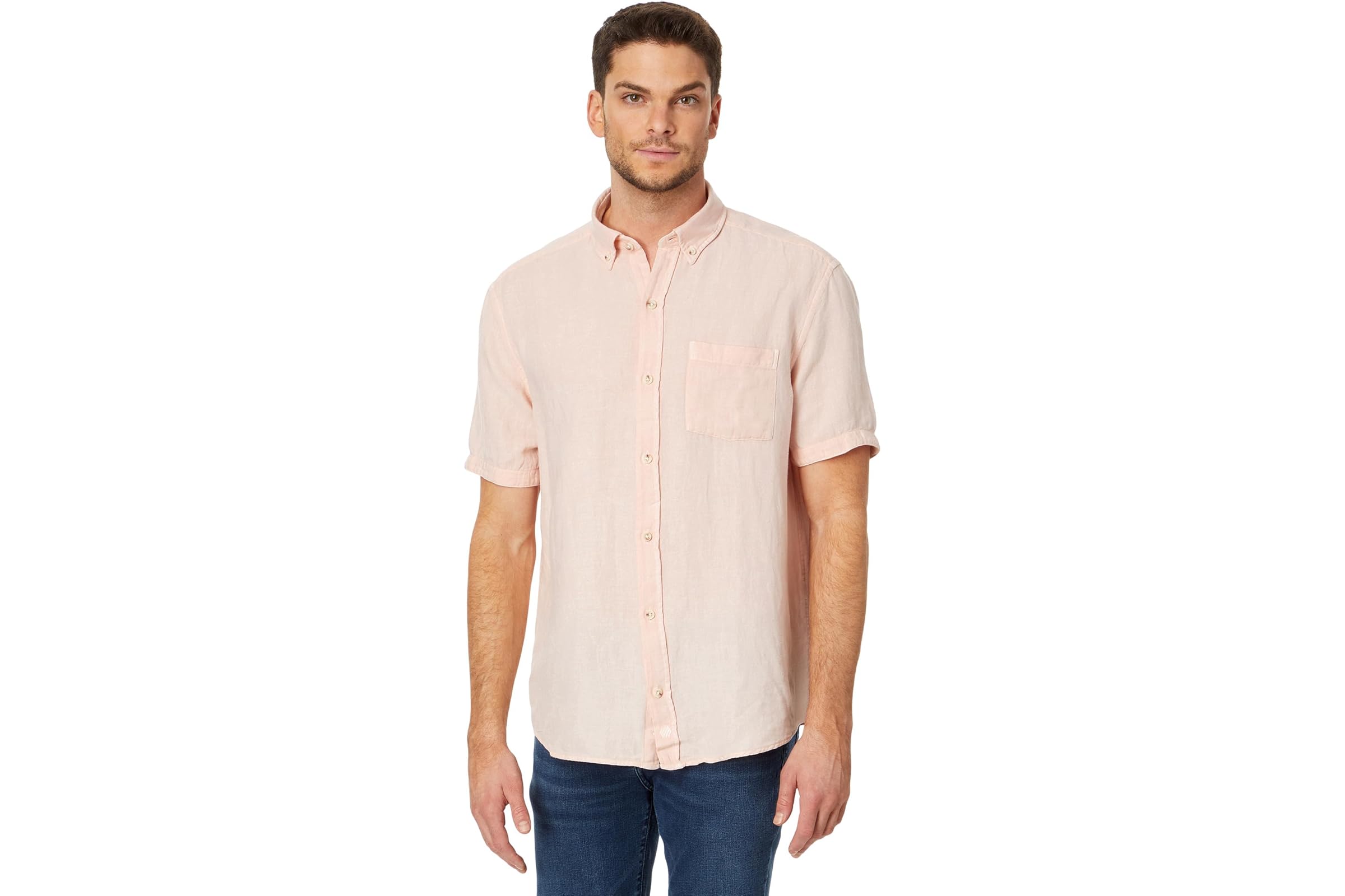 Johnston - Murphy Short Sleeve Antique Dyed Shirt 12390₽