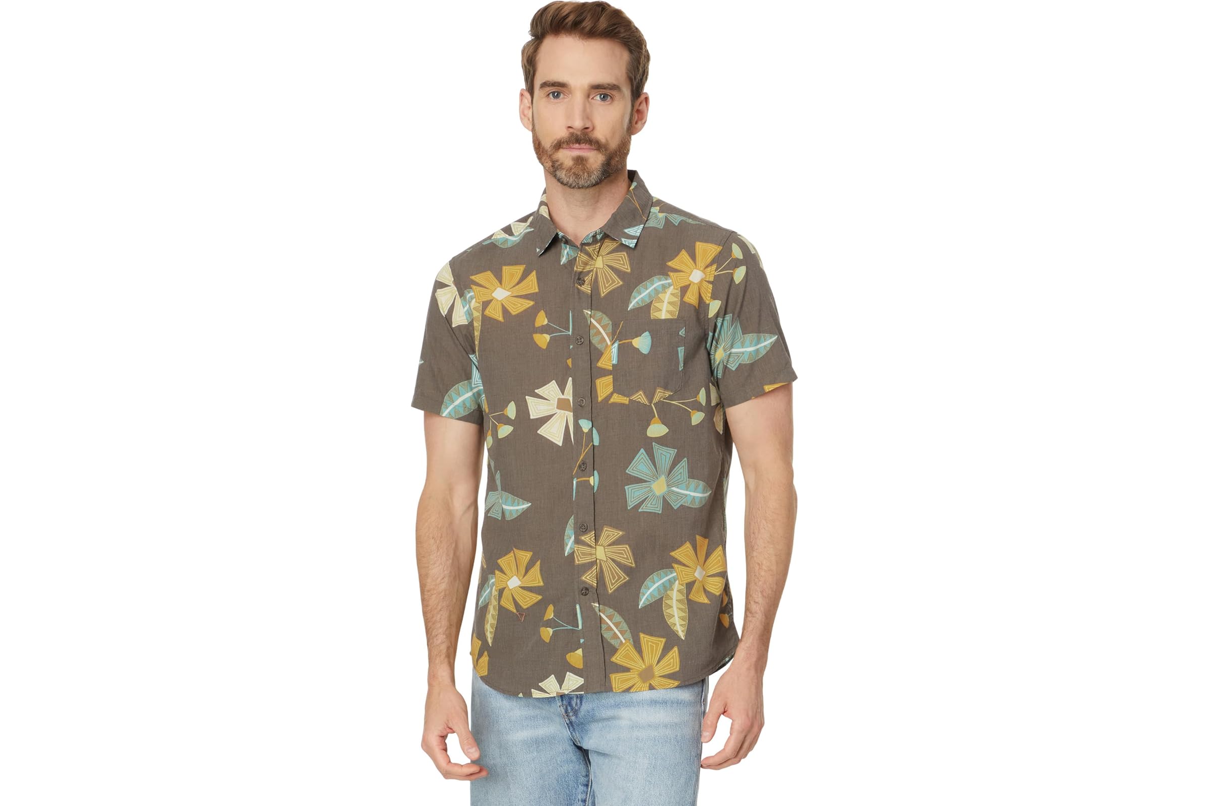Мужская рубашка VISSLA Tribal Tropics Eco Short Sleeve Woven 11290₽