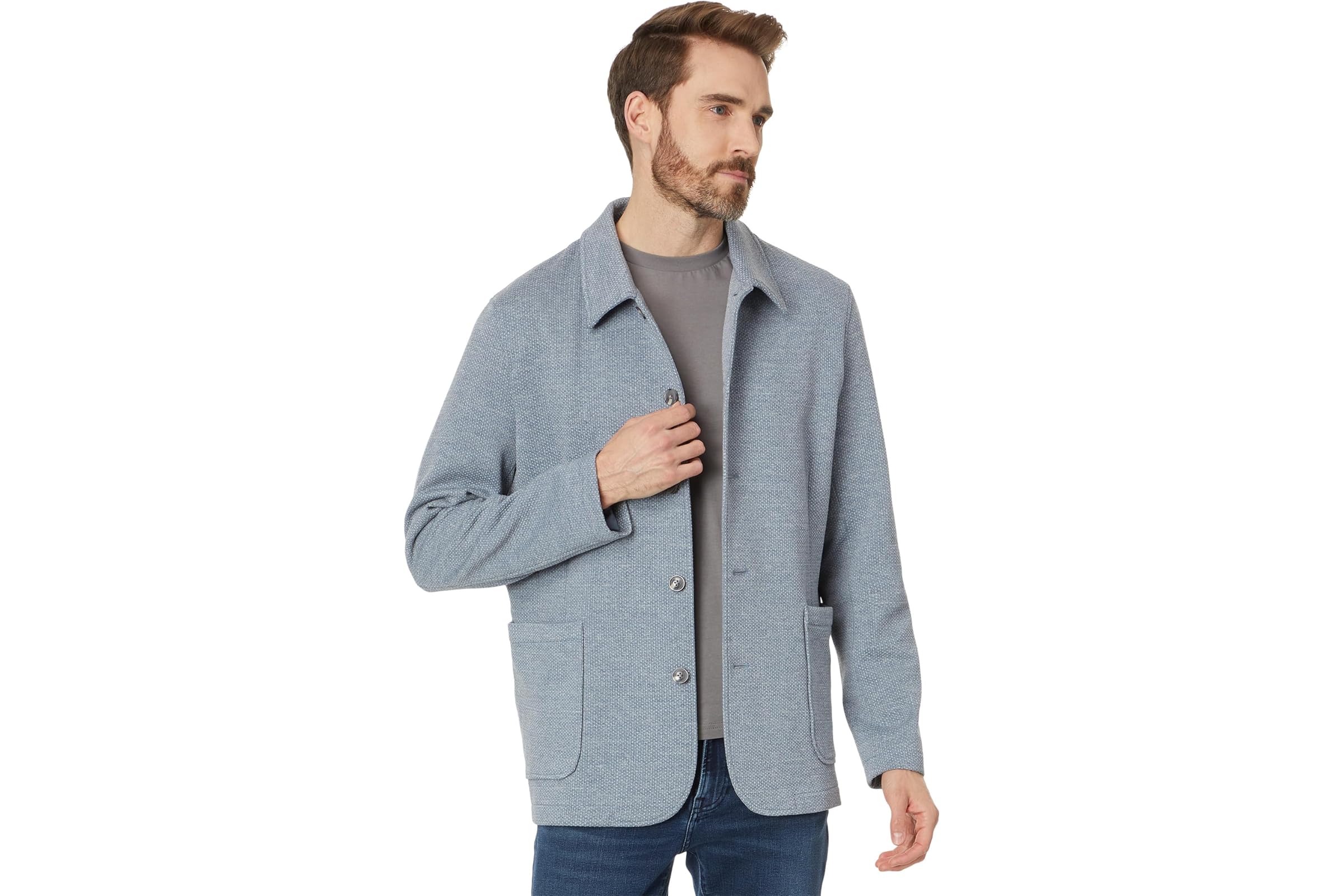 Johnston - Murphy Xcflex Knit Full Button Blazer 43890₽