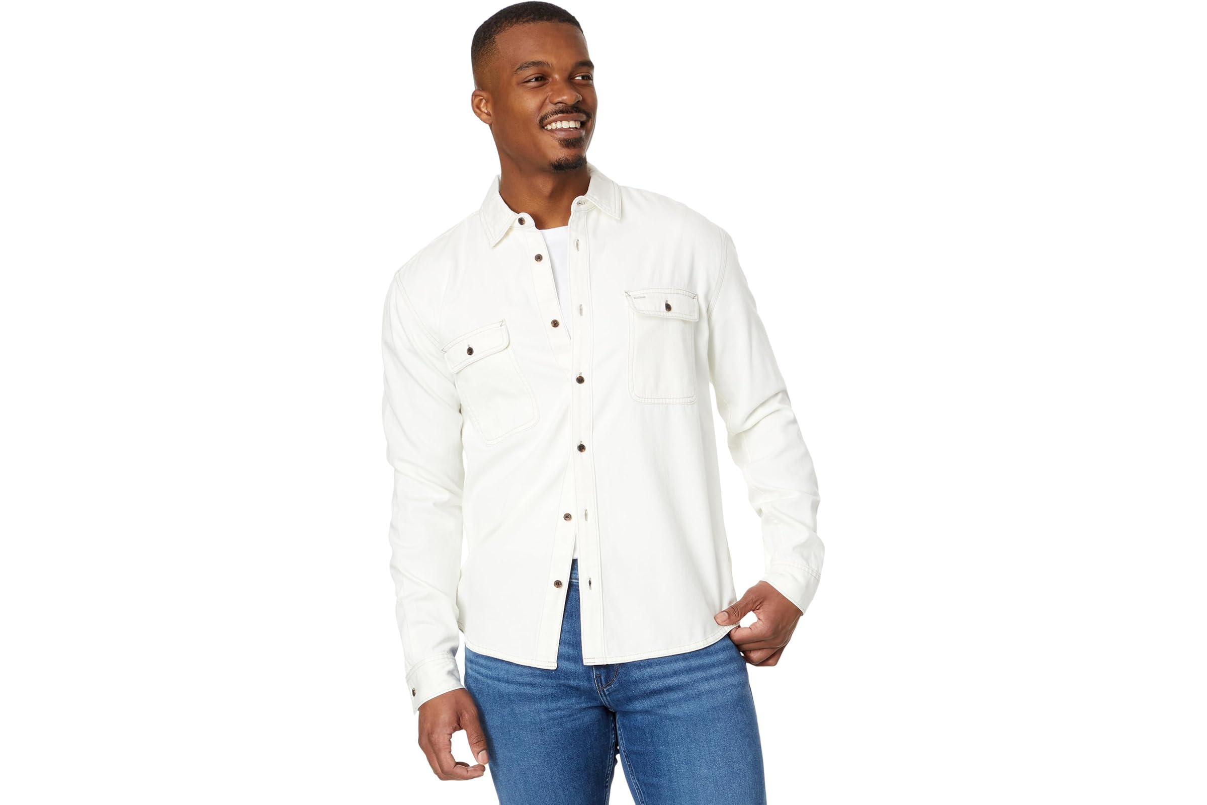 Мужская рубашка Paige Martin Utility Button Up Long Sleeve Shirt 26990₽