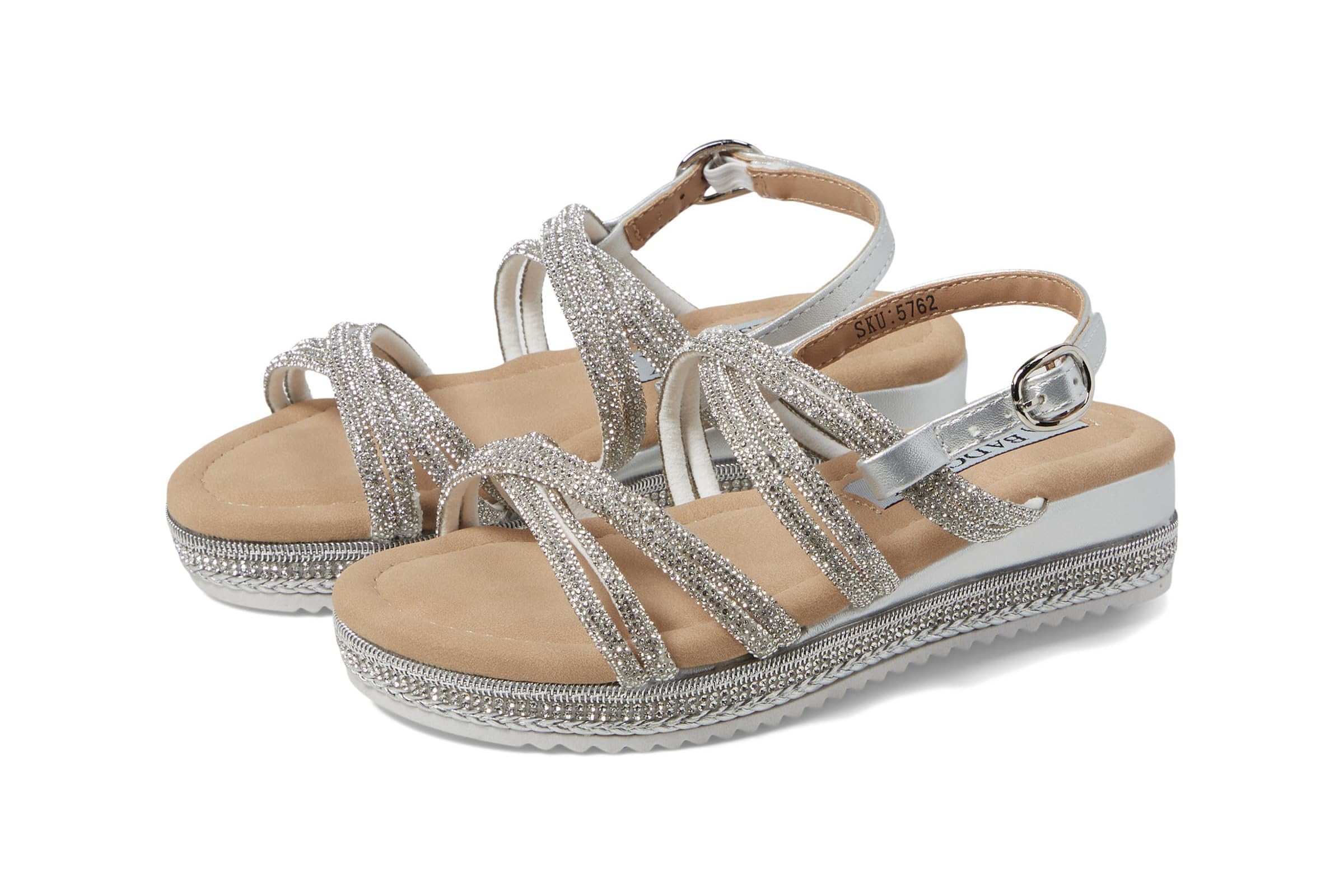 Badgley Mischka Kids Angela Platform Sandal (Little Kid/Big Kids)