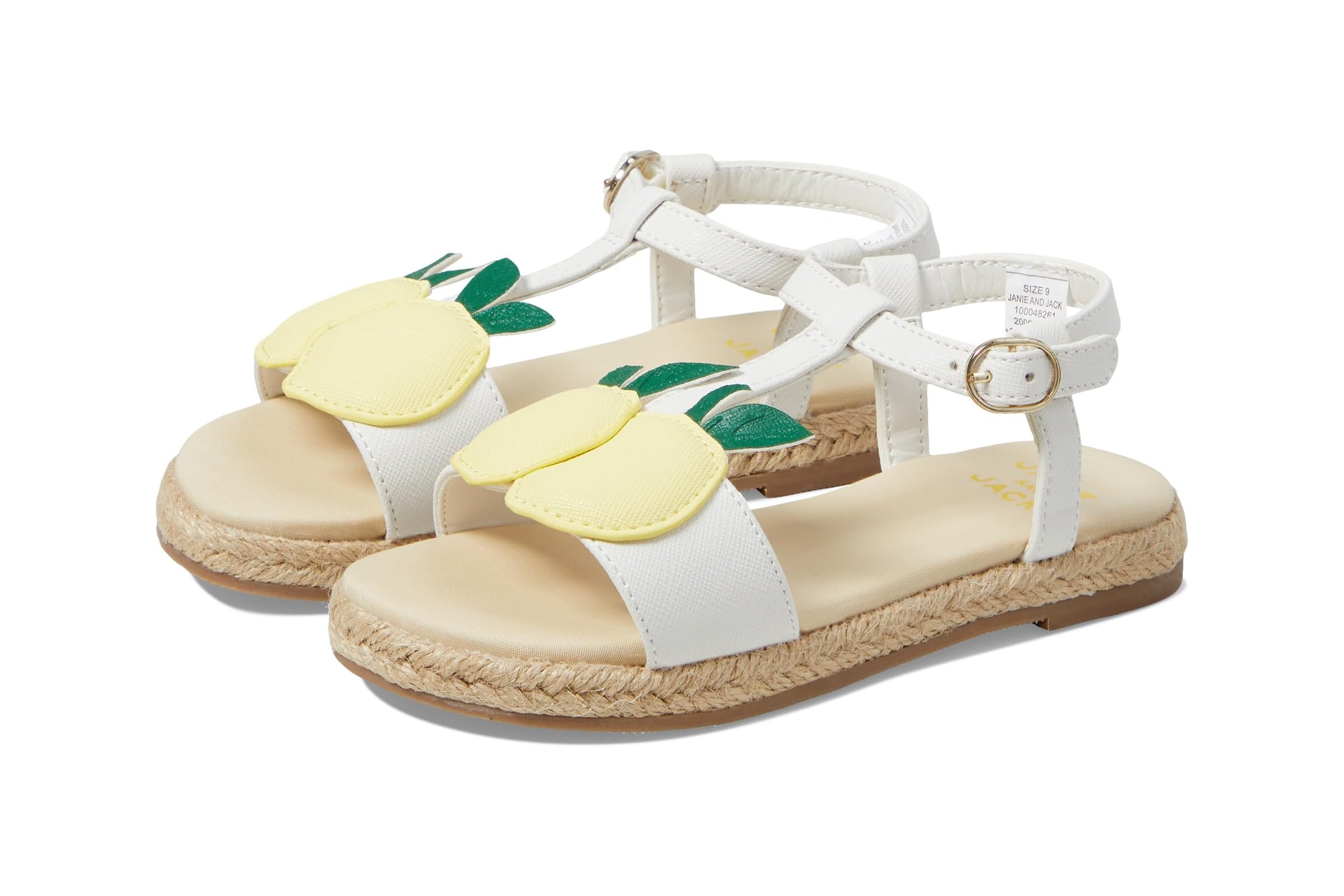 Janie and Jack Lemon Icon Sandals ToddlerLittle KidBig Kid 8390₽