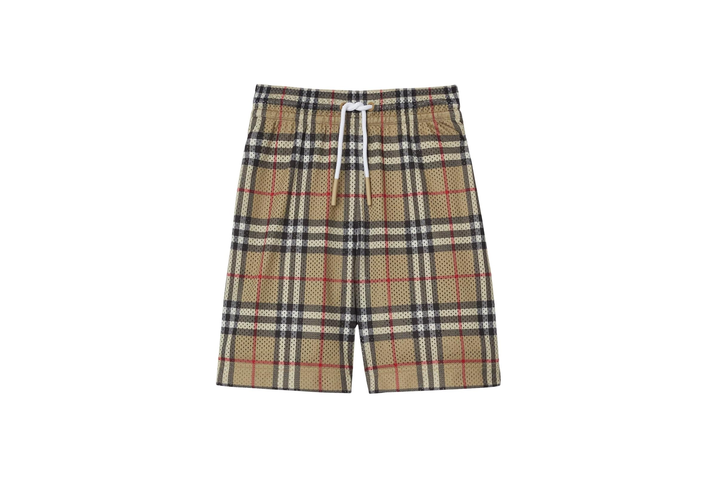 Шорты Burberry Kids Malcolm Mesh Check Shorts ToddlerLittle KidBig Kid 44490₽