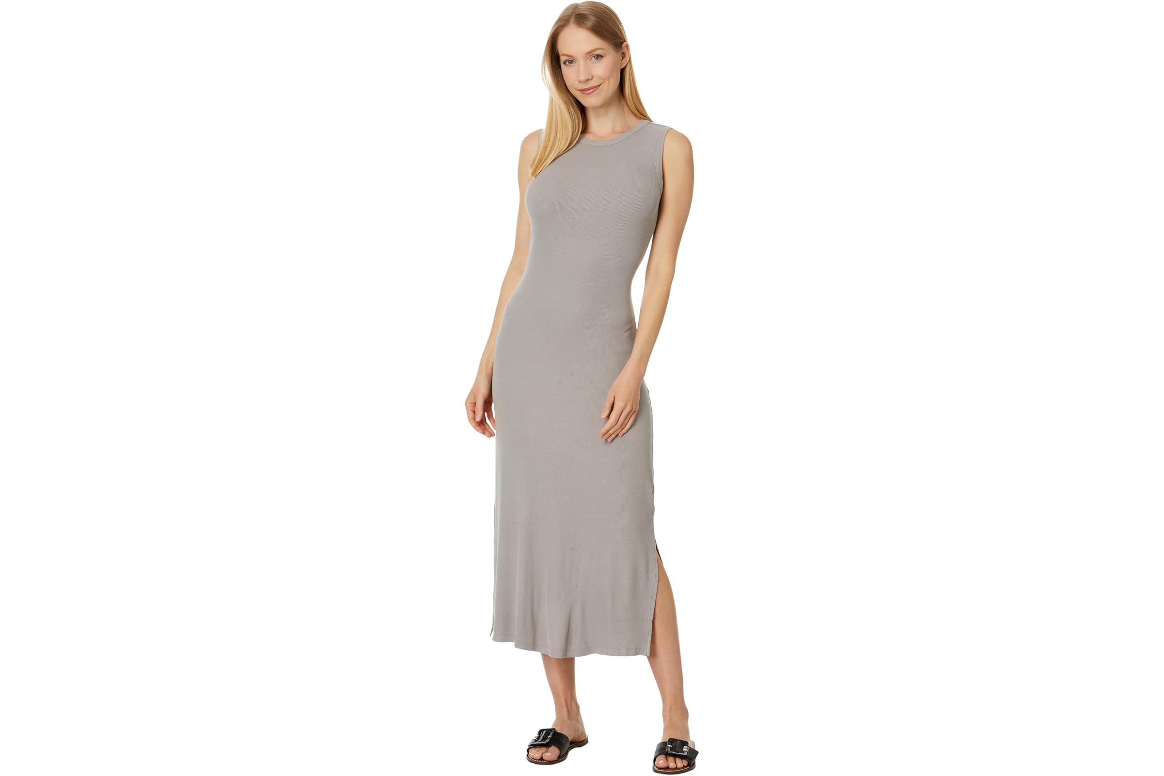 Barefoot Dreams Malibu Collection Ultra Soft Rib Tank Dress 18990₽