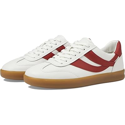 Chalk White/Ruby Red Leather