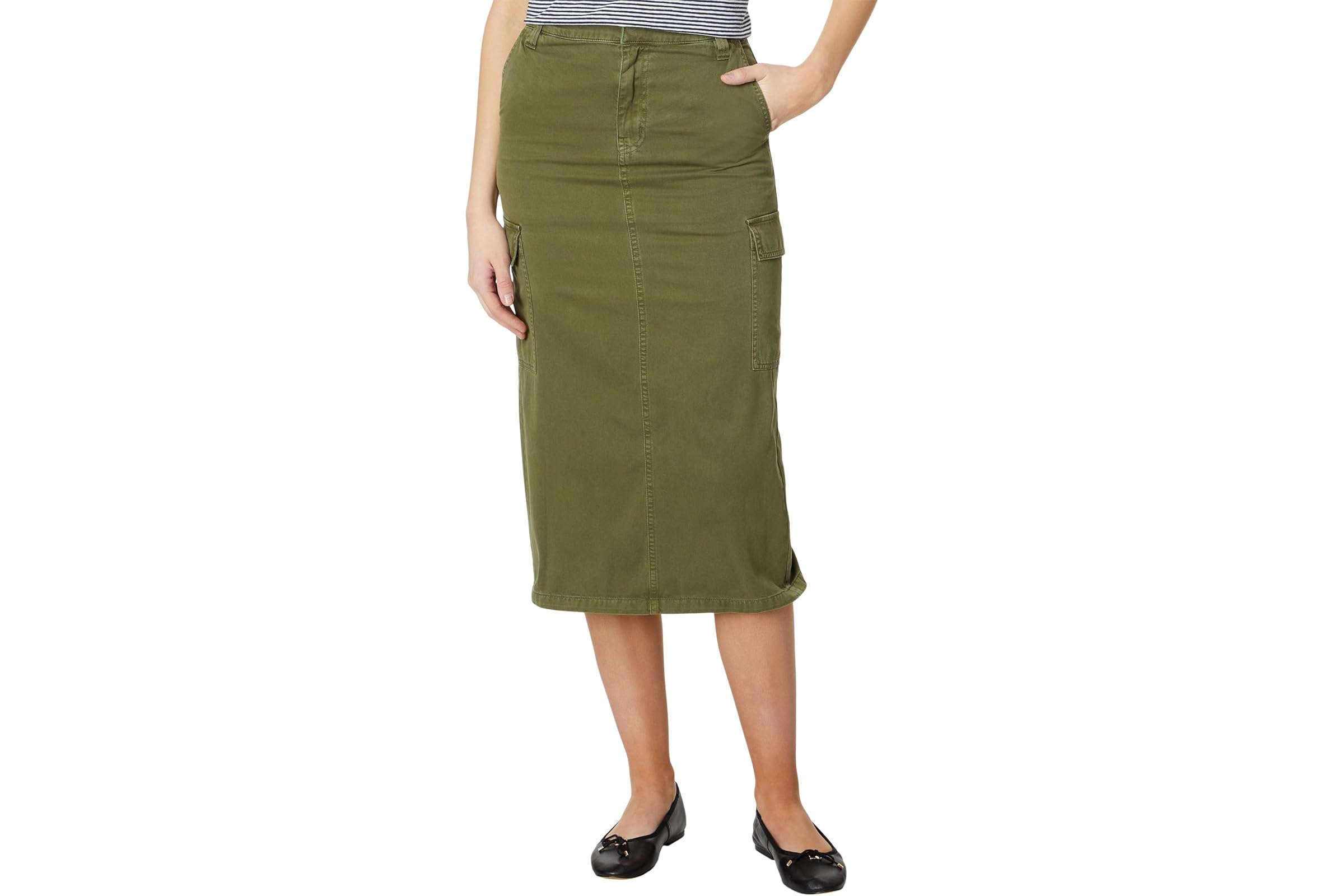 Madewell Garment-Dyed Cargo Midi Skirt 3790₽