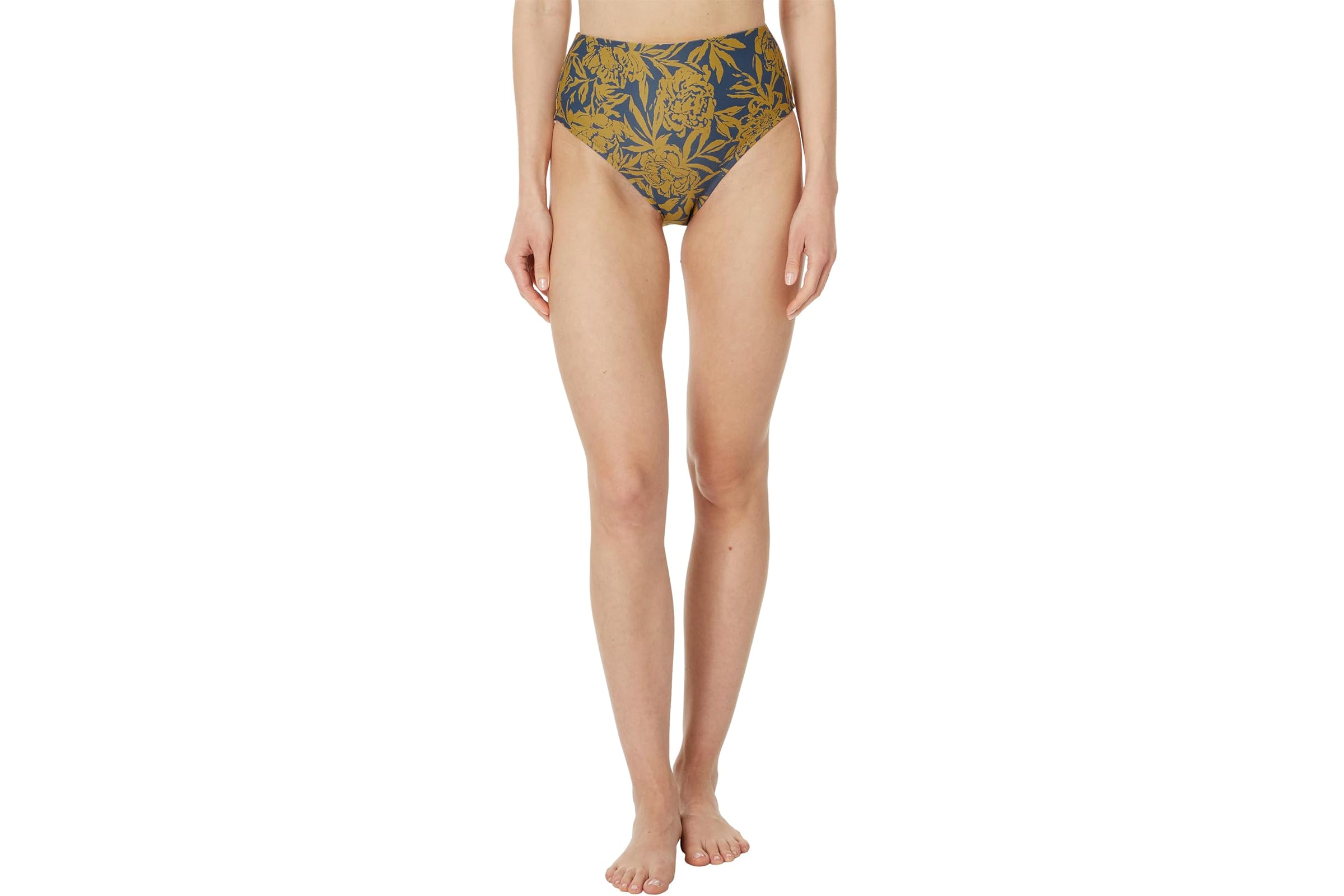 Madewell High-Waisted Bikini Bottom in Floral 3590₽
