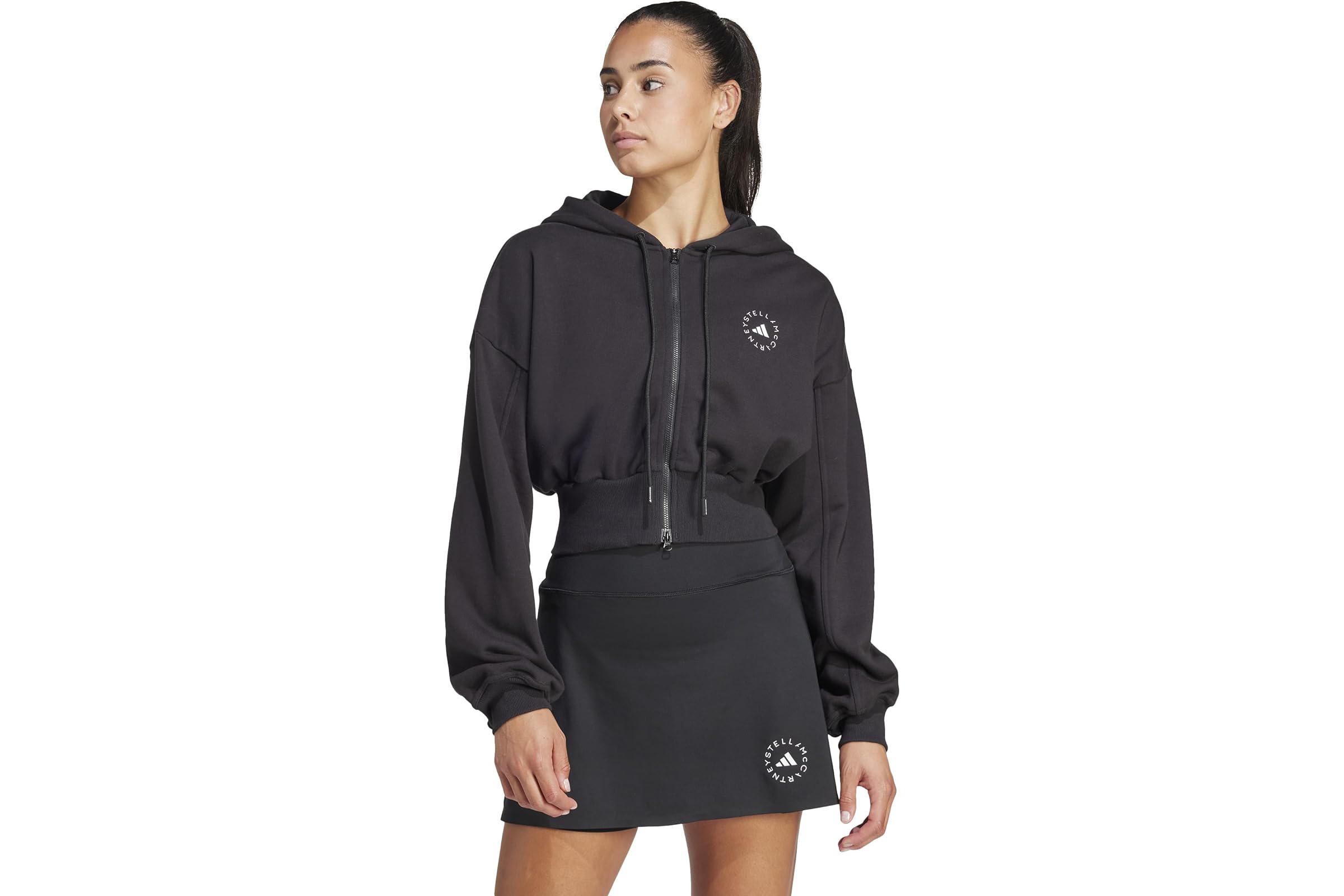 adidas by Stella McCartney Cropped Zipped Hoodie IN3637 23590₽