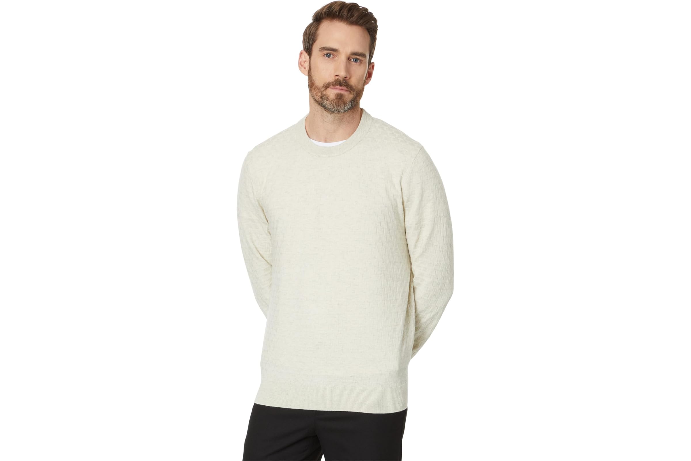 Свитер Ted Baker Loung Long Sleeve T Stitch Crew Neck Sweater 21990₽