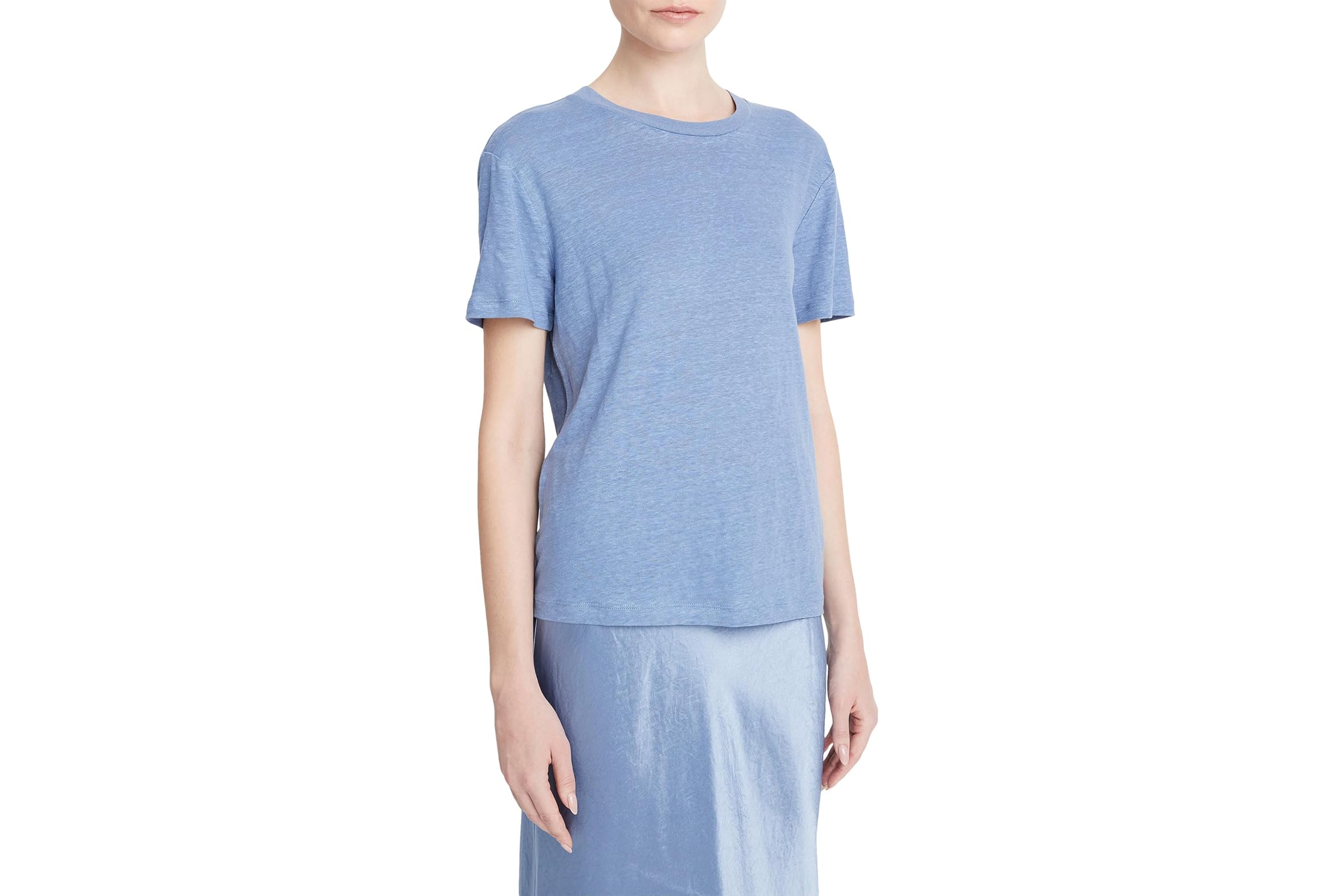 Vince Short Sleeve Drop Shoulder Crew Neck 27290₽