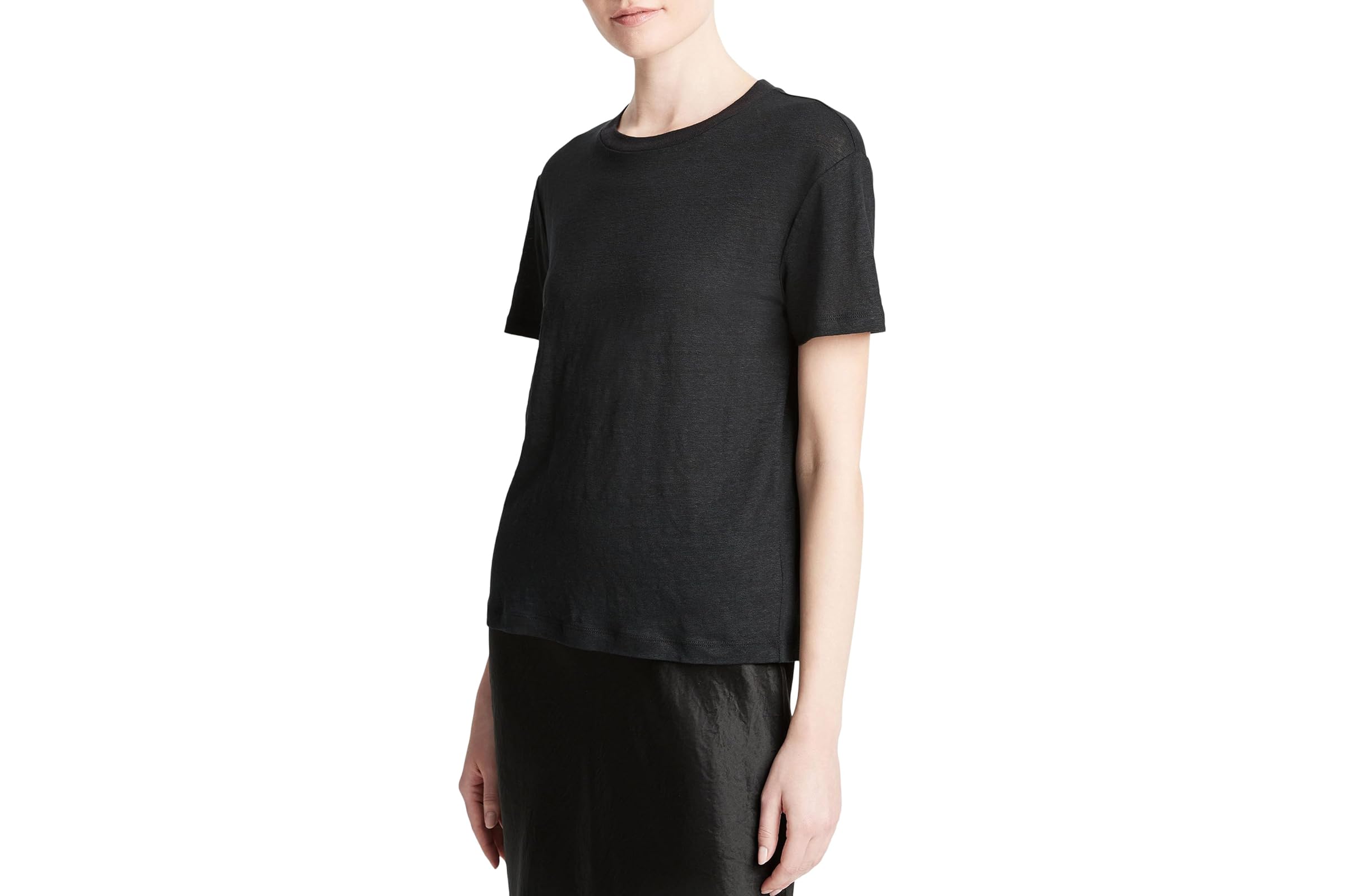 Vince Short Sleeve Drop Shoulder Crew Neck 14390₽