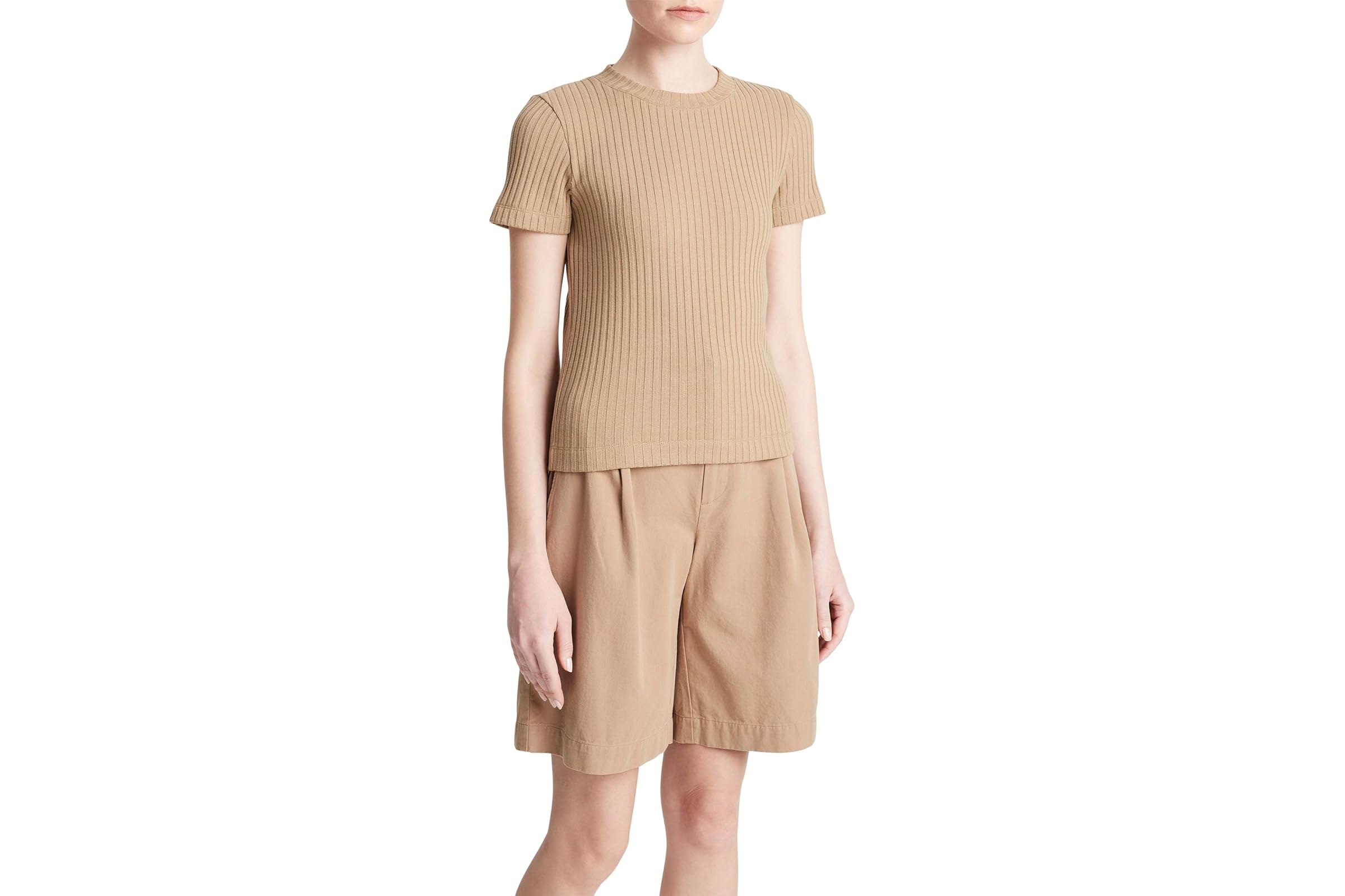 Vince Rib Short Sleeve Crew 17690₽