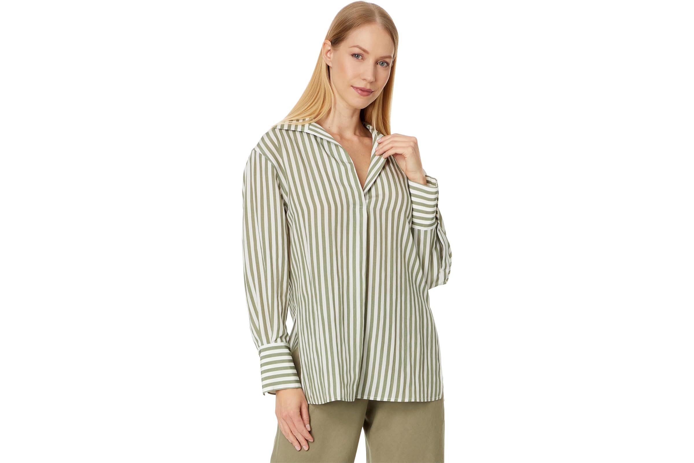 Vince Coast Stripe Shaped Collar Pullover 20990₽