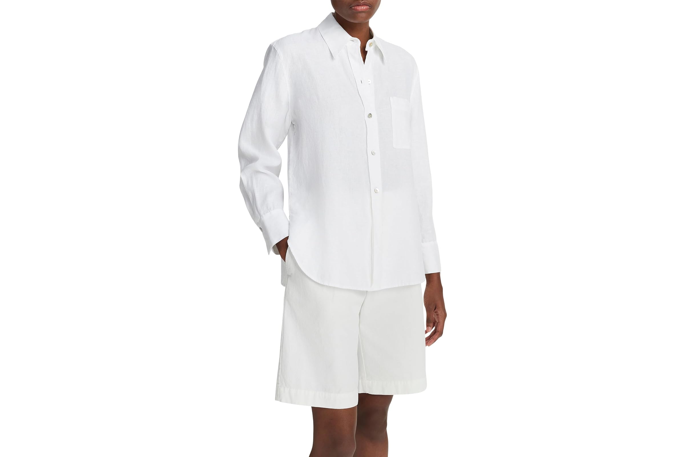 Vince Long Sleeve Easy Button Down 37590₽