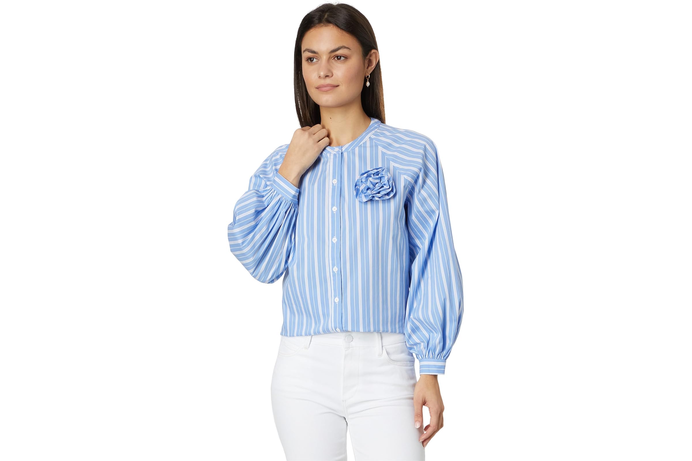 English Factory Striped 3-D Shirt