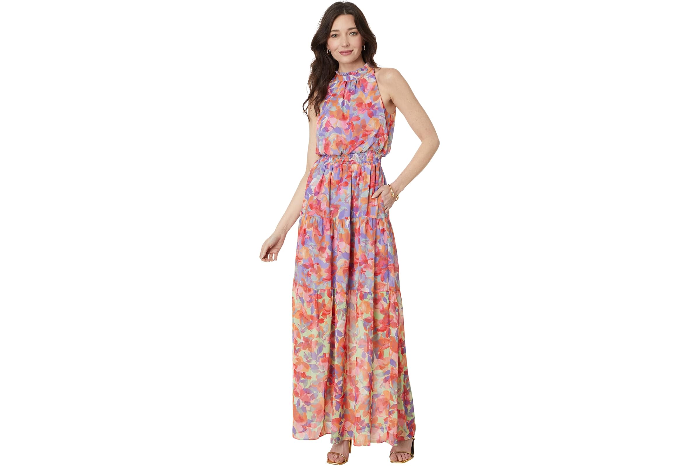 Платье Vince Camuto PTD Chiffon Maxi Dress 21790₽
