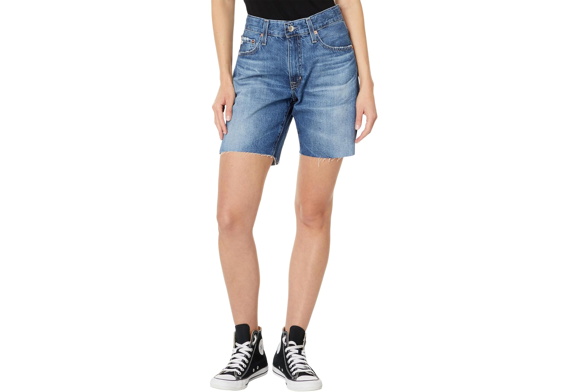 AG Jeans Ex-Boyfriend High Rise Slouchy Short in 15 Years Restart 27790₽