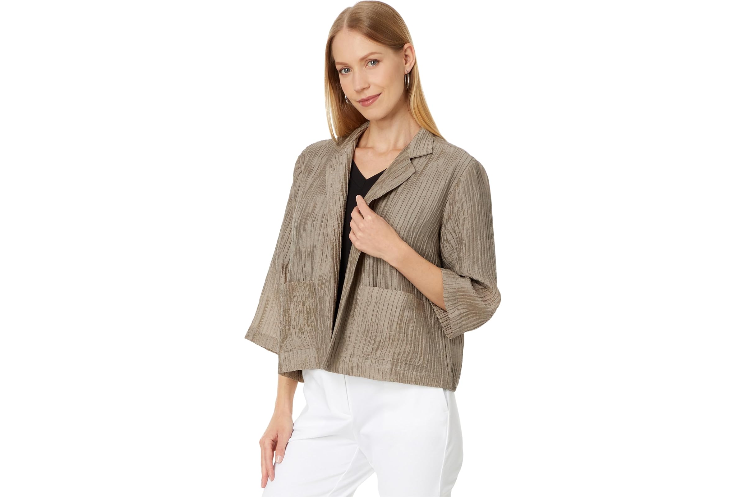 Eileen Fisher Stand Collar Jacket 49090₽
