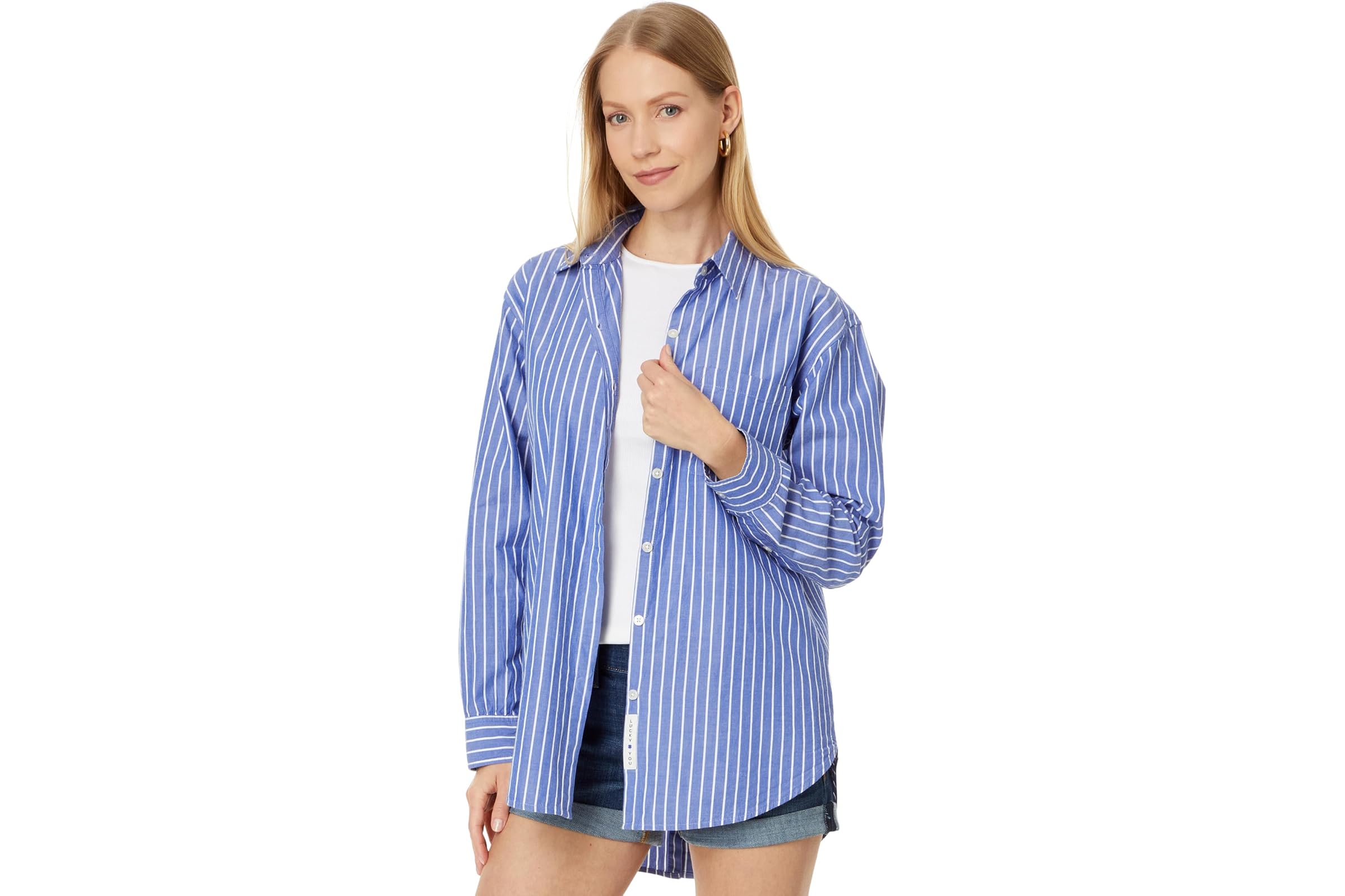 Lucky Brand Oversized Button Back Top 12990₽