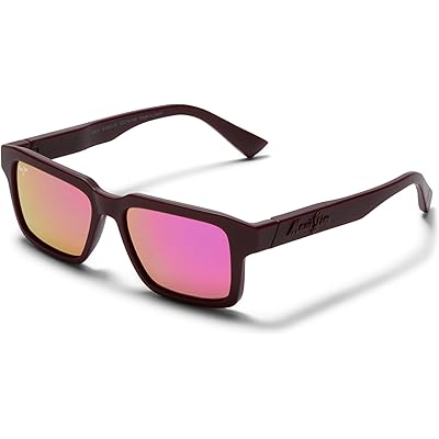 Matte Burgundy/Maui Sunrise Polarized