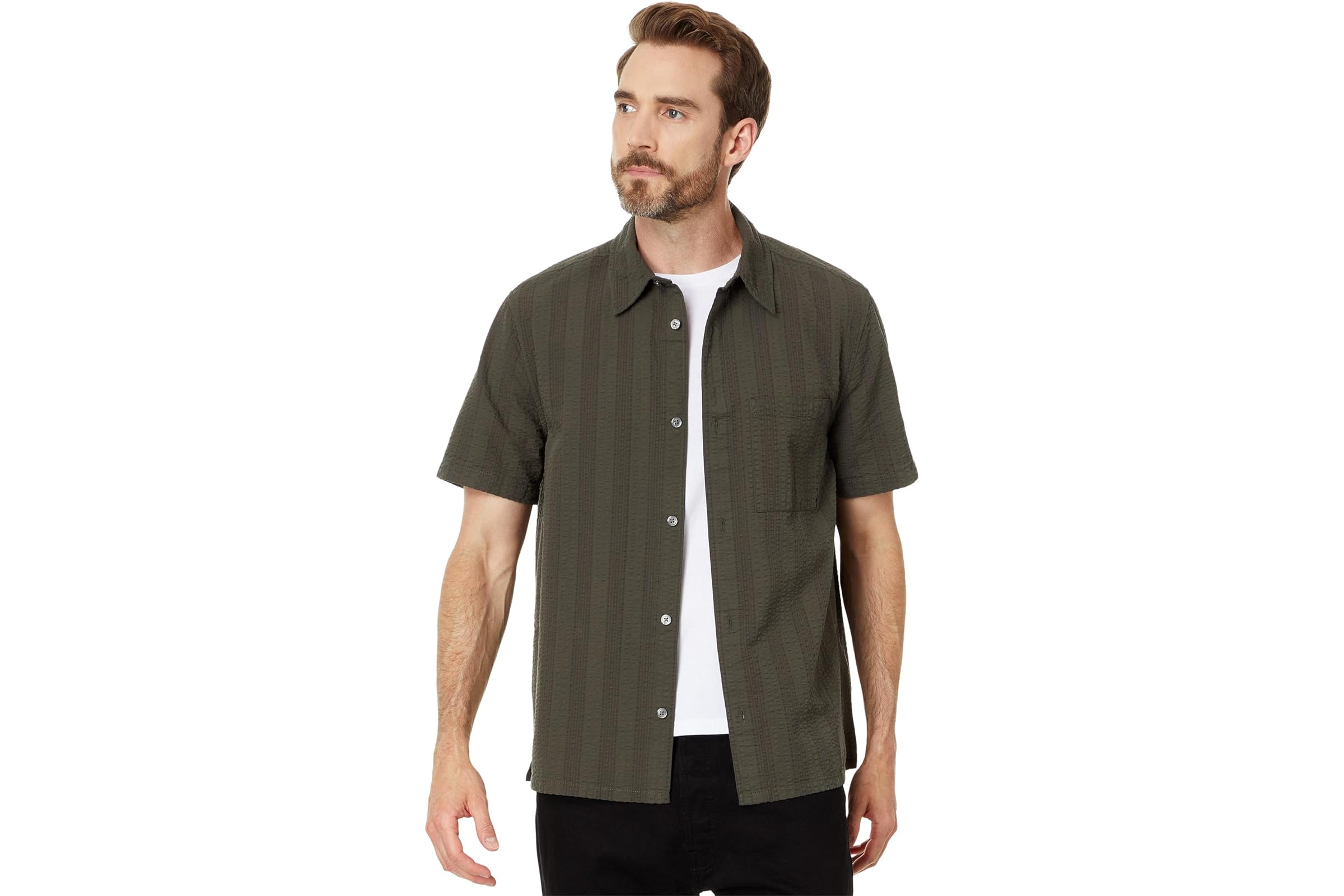 Madewell Ss Easy Tonal Seersucker 13890₽