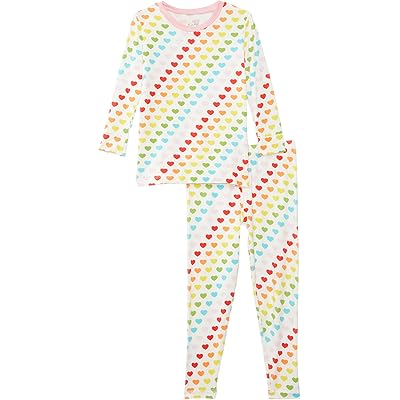 Пижама Kickee Pants Kids Print Long Sleeve Pajama Set (Toddler/Little Kids/Big Kids)