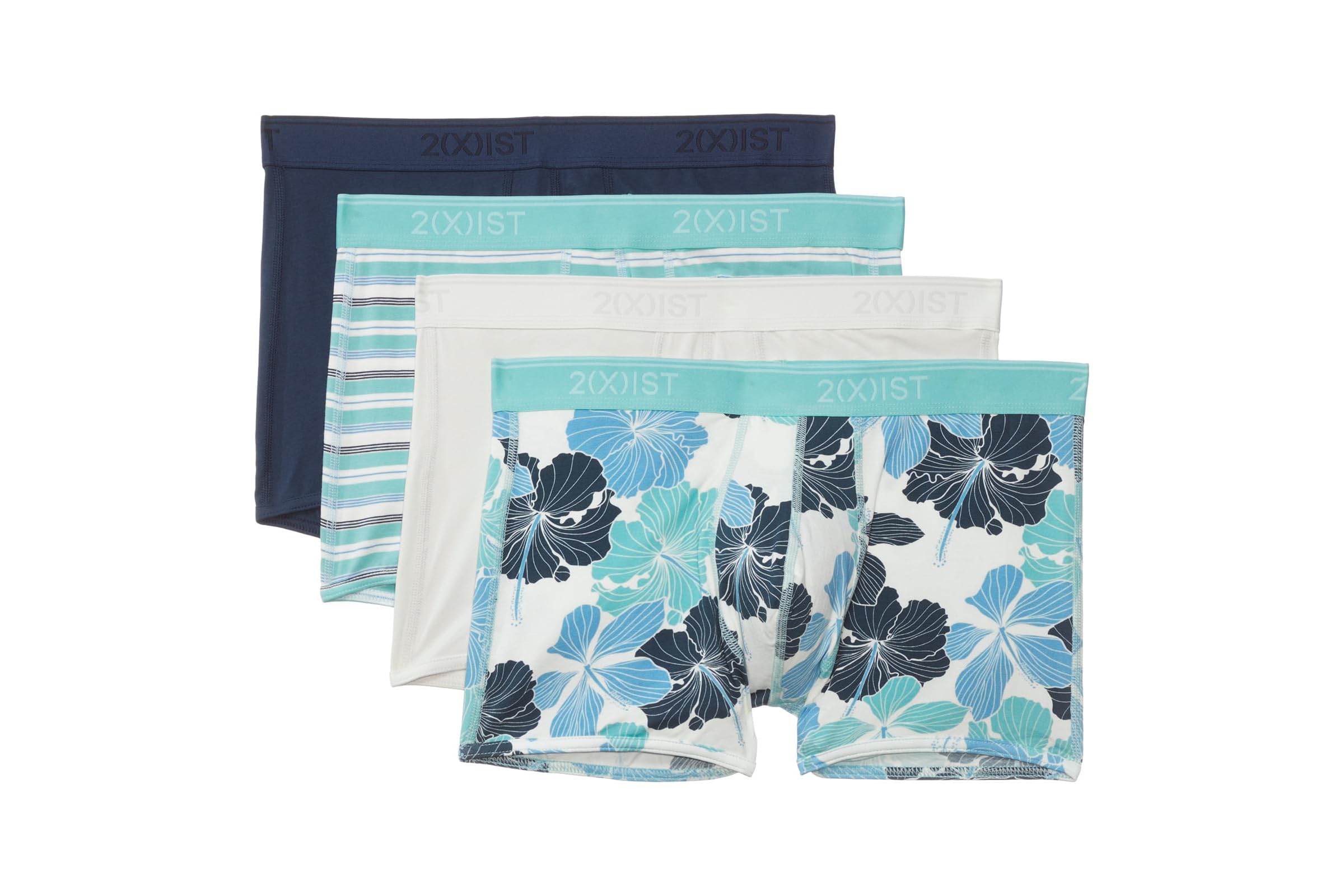 2XIST Stretch Bonus Pack 4-Pack No Show Trunk