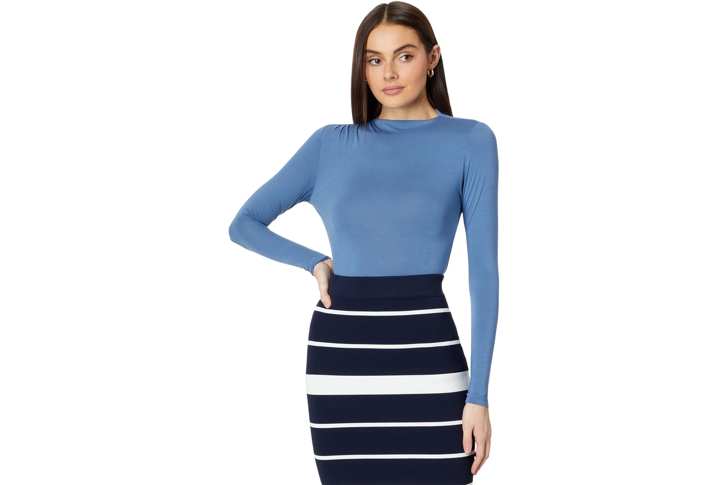 Ted Baker Raylee Pleated Neck Skinny Top 14090₽