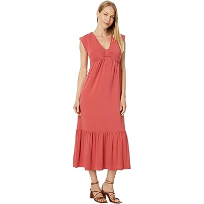Платье Tommy Hilfiger Solid Tiered Midi Dress