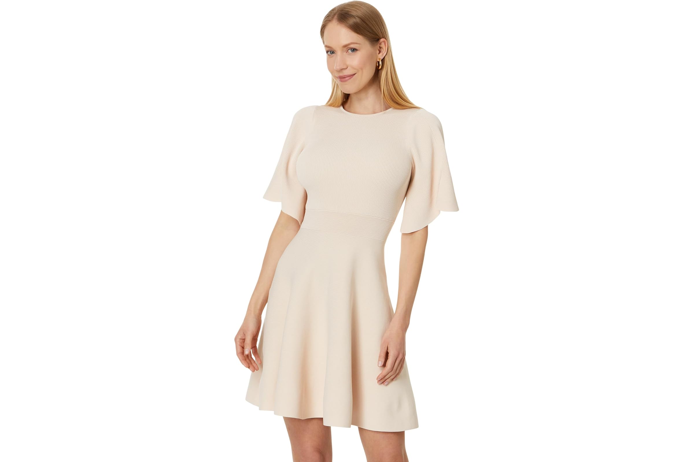 Ted Baker Oliviha Rib Engineered Skater Dress 32590₽