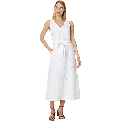 Платье Tommy Bahama Monstera Eyelet Midi Dress