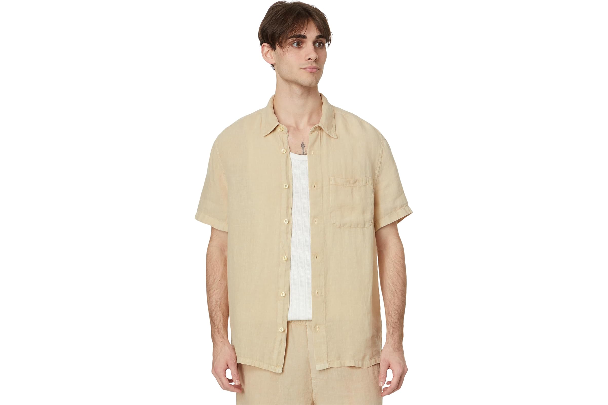 Madewell Ss Easy Linen Solid 9790₽
