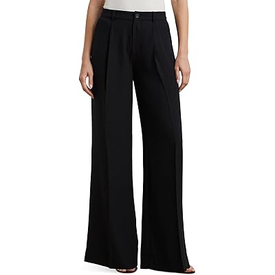 Брюки LAUREN Ralph Lauren Double-Faced Georgette Wide-Leg Pants