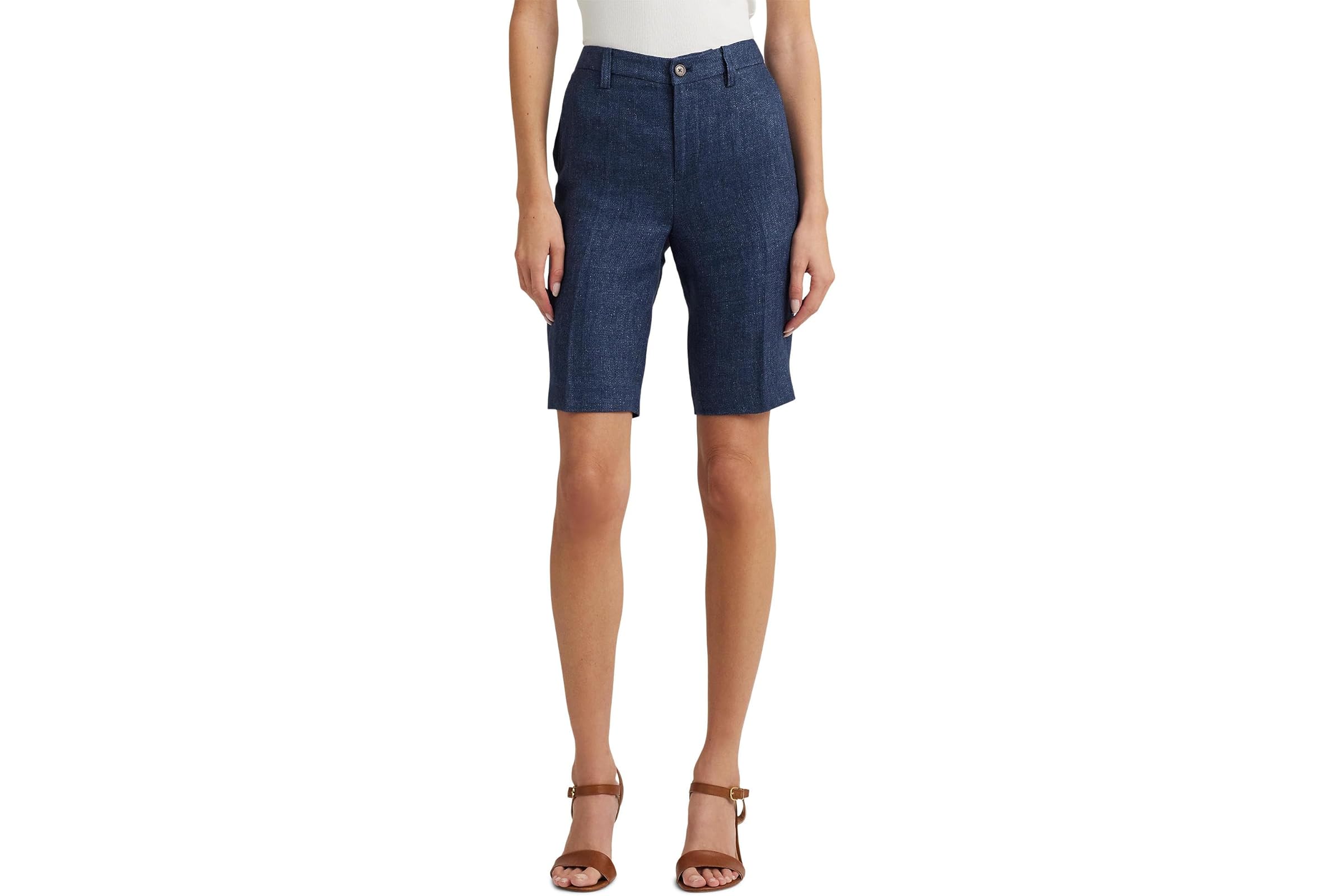 LAUREN Ralph Lauren Delave Linen Shorts 25690₽
